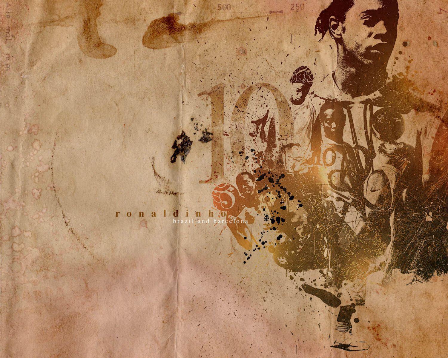 Ronaldinho Barca Football Background