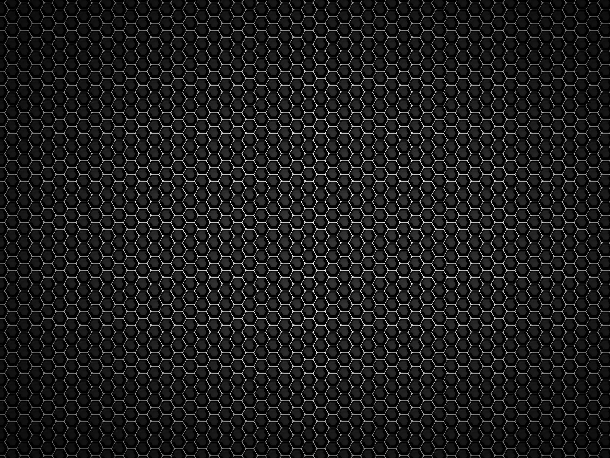 Unanticipated Black Pattern Metal Honeycomb Apple Desktop