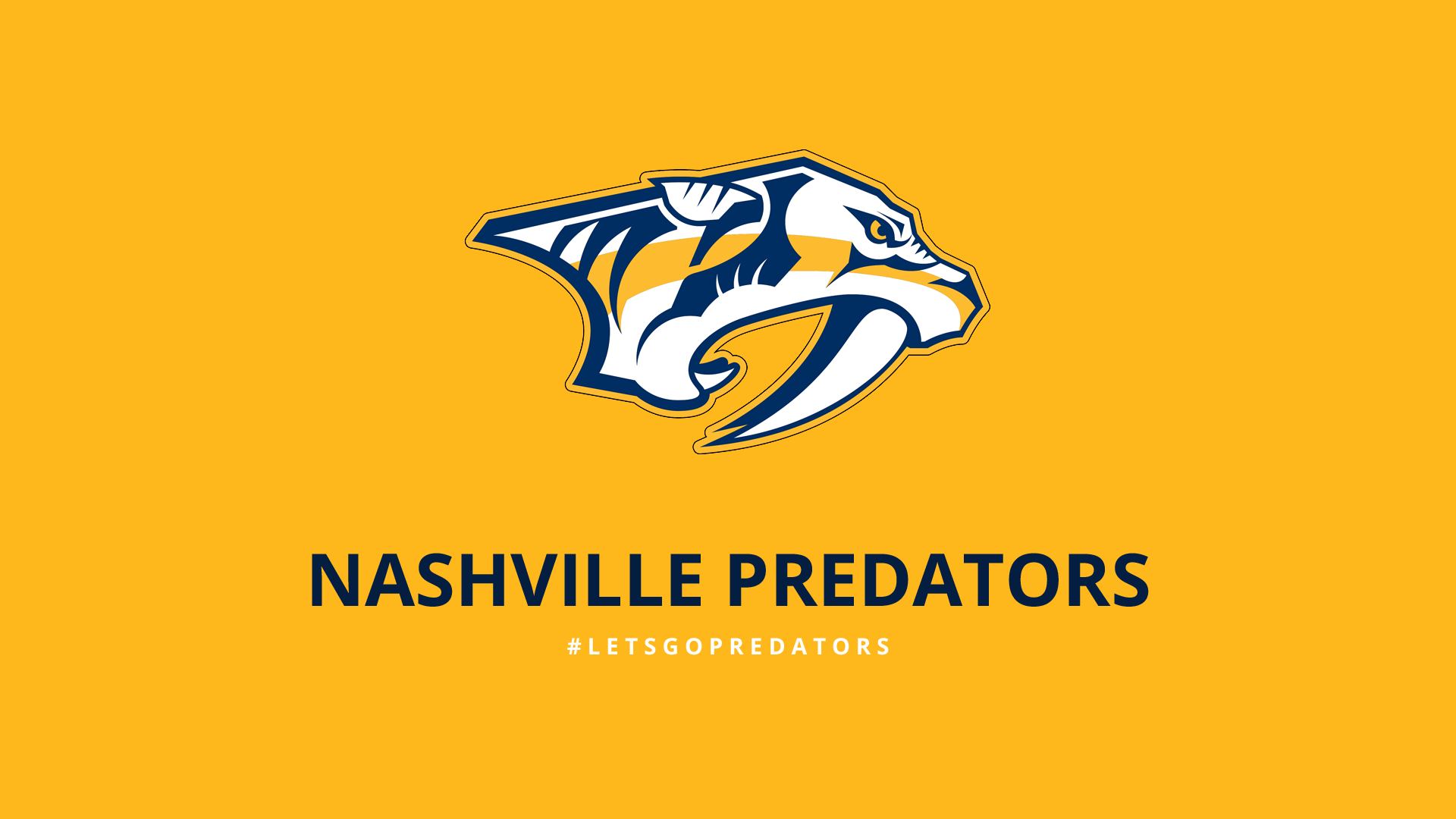 Minimalist Nashville Predators wallpaper