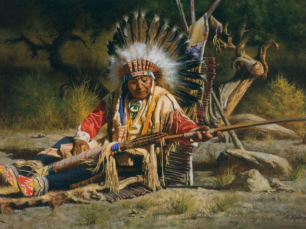 Drawing & Painting: Native American, desktop wallpaper nr. 30437