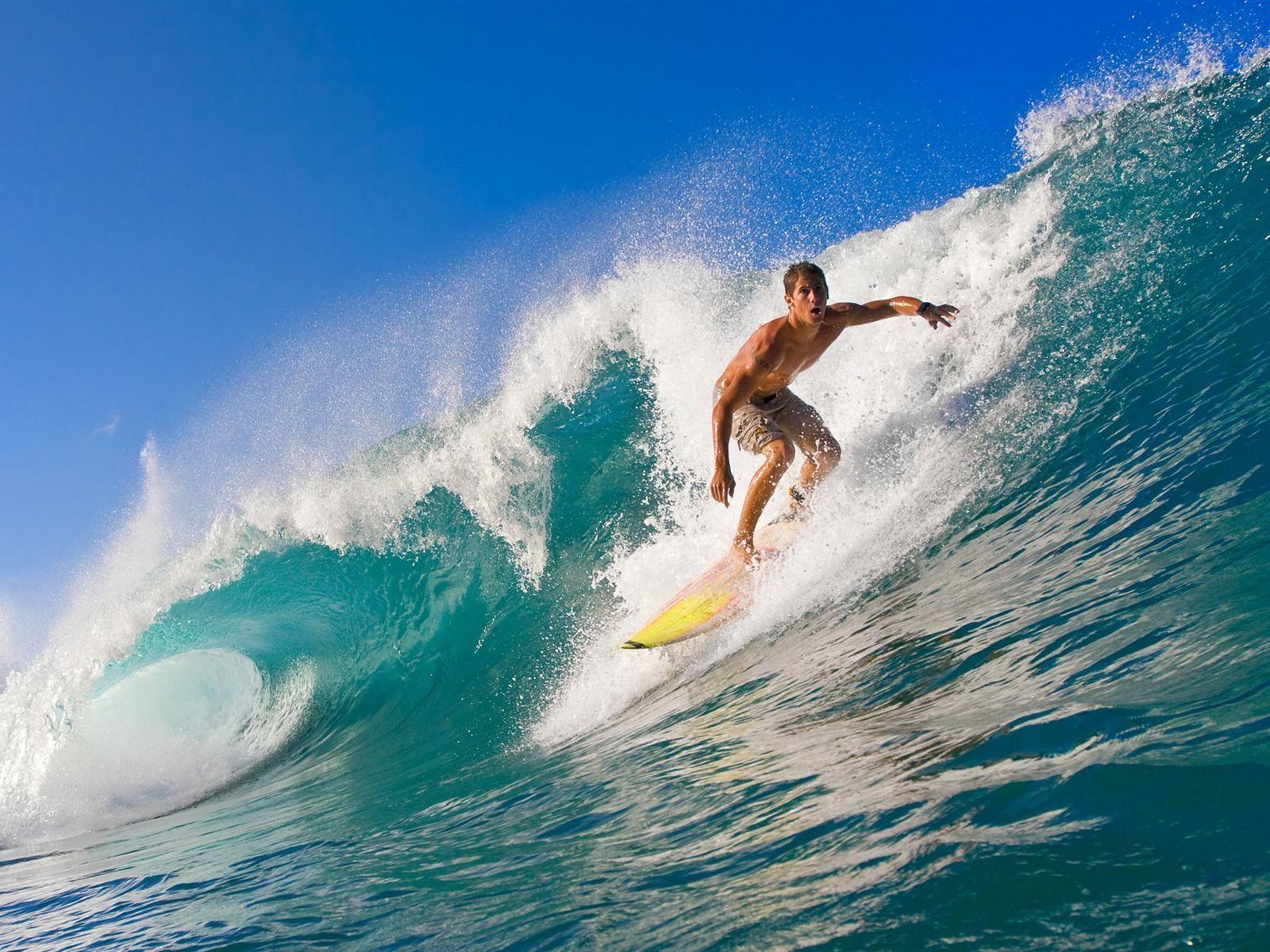 Summer surfing sports wallpaper wallpaper