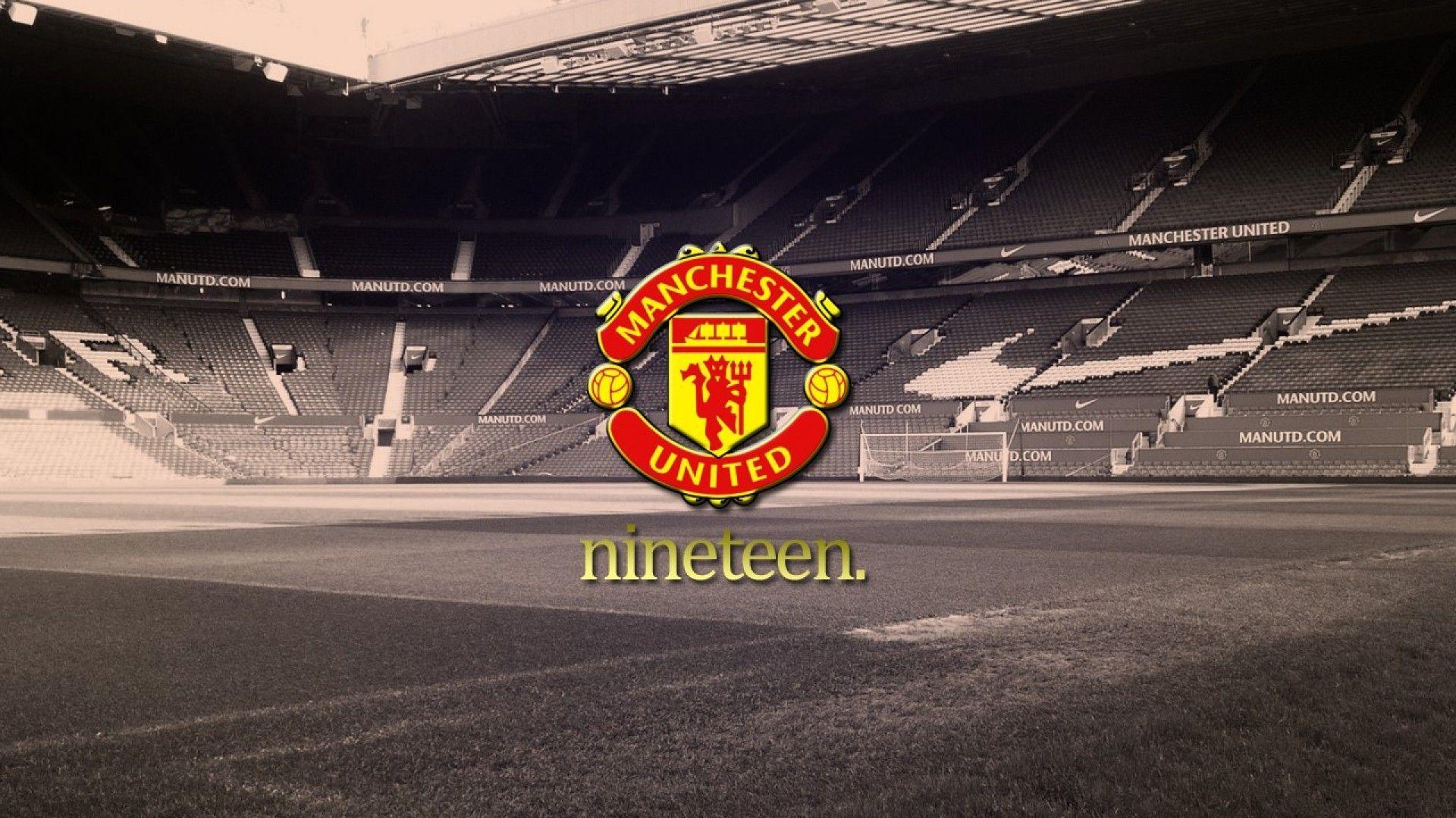 Manchester United Logo Wallpaper HD Wallpaper. Wallpaper