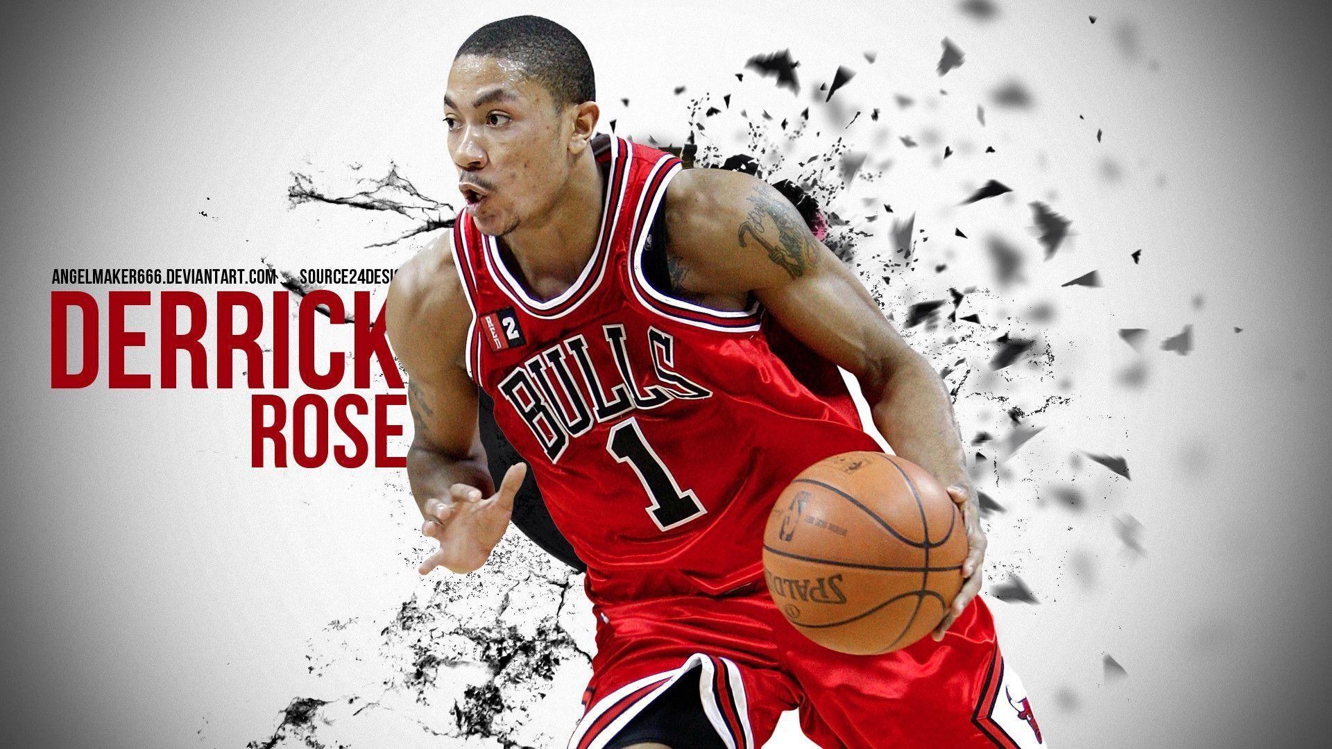 Derrick Rose Professional Basketball Player HD Wallpaper