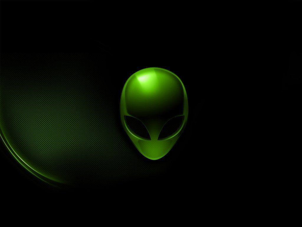 Download wallpaper: alien green wallpaper, wallpaper for desktop, UFO