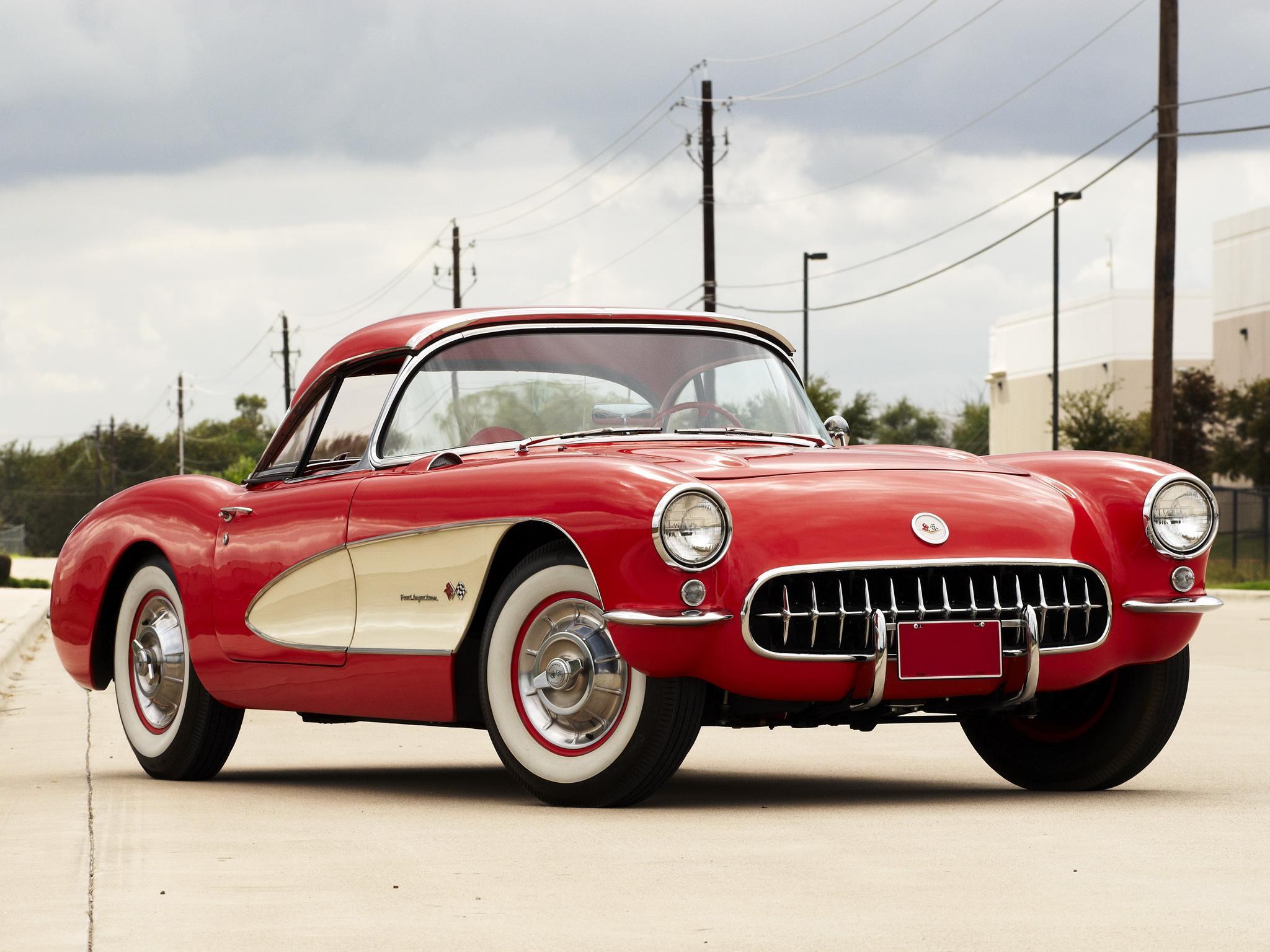 HD Corvette C1 Fuel Injection &;1957 Wallpaper