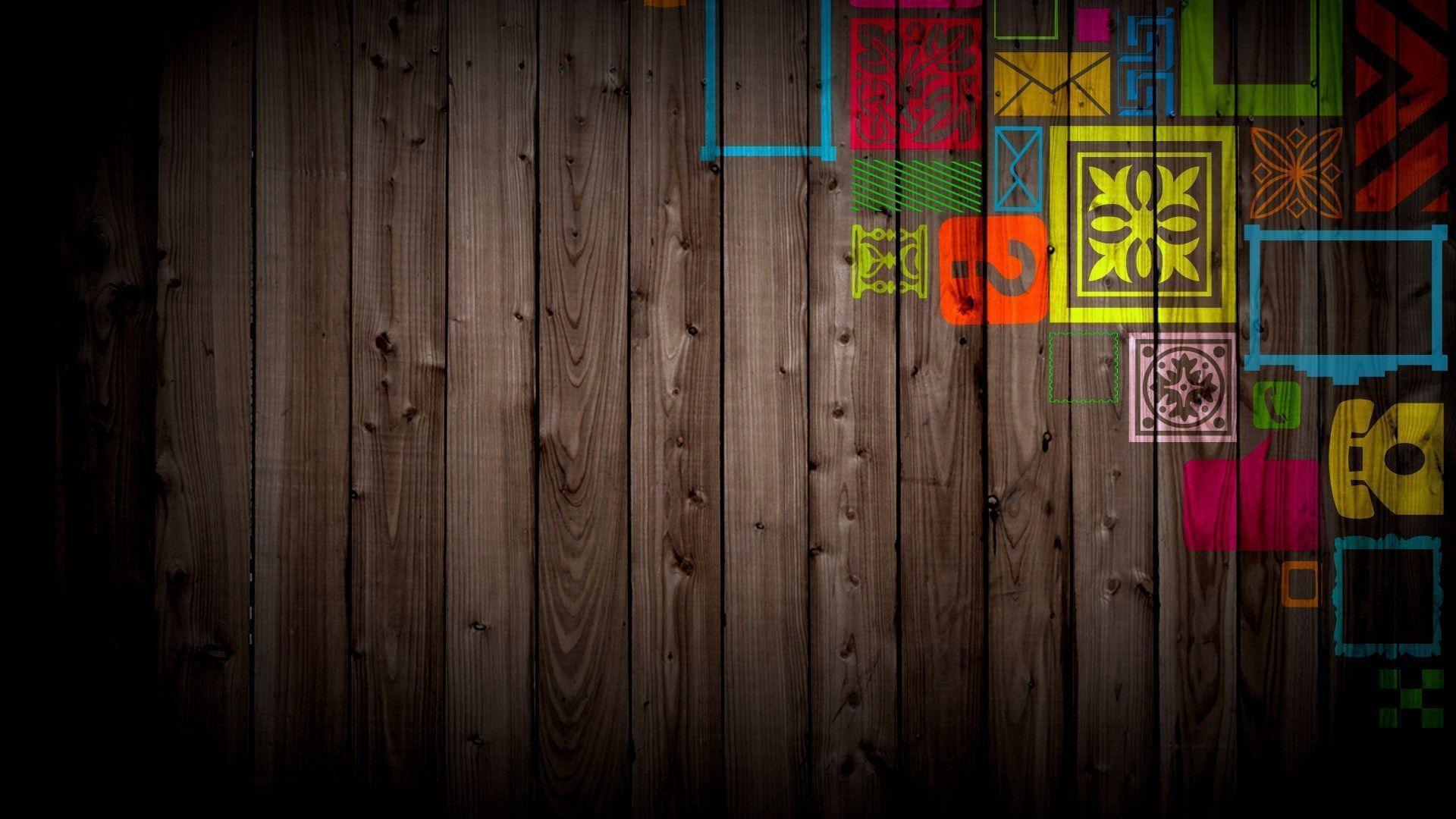 Cool Background Wooden Design HD Wallpaper