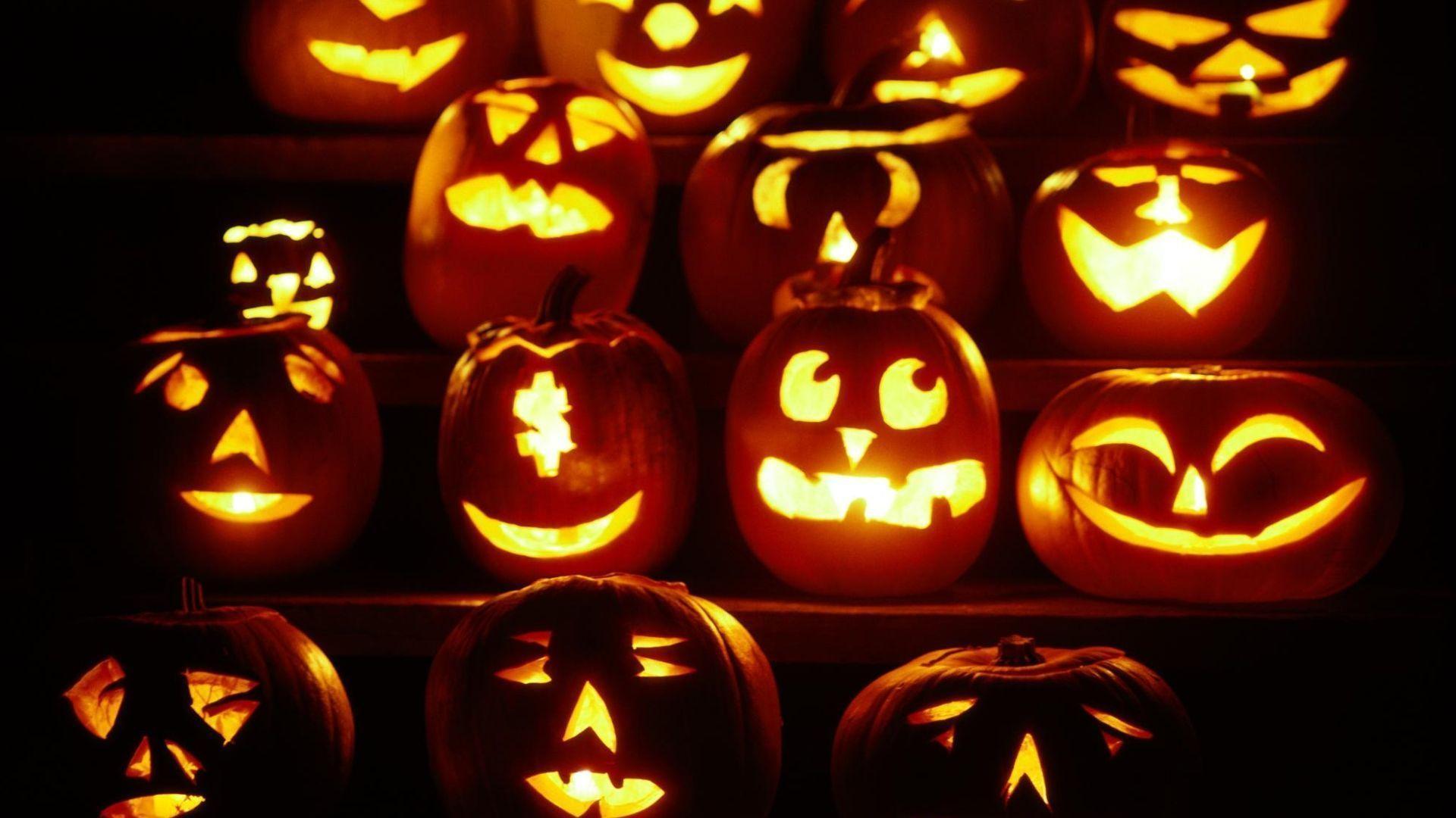 Scary Pumpkin Twitter Background