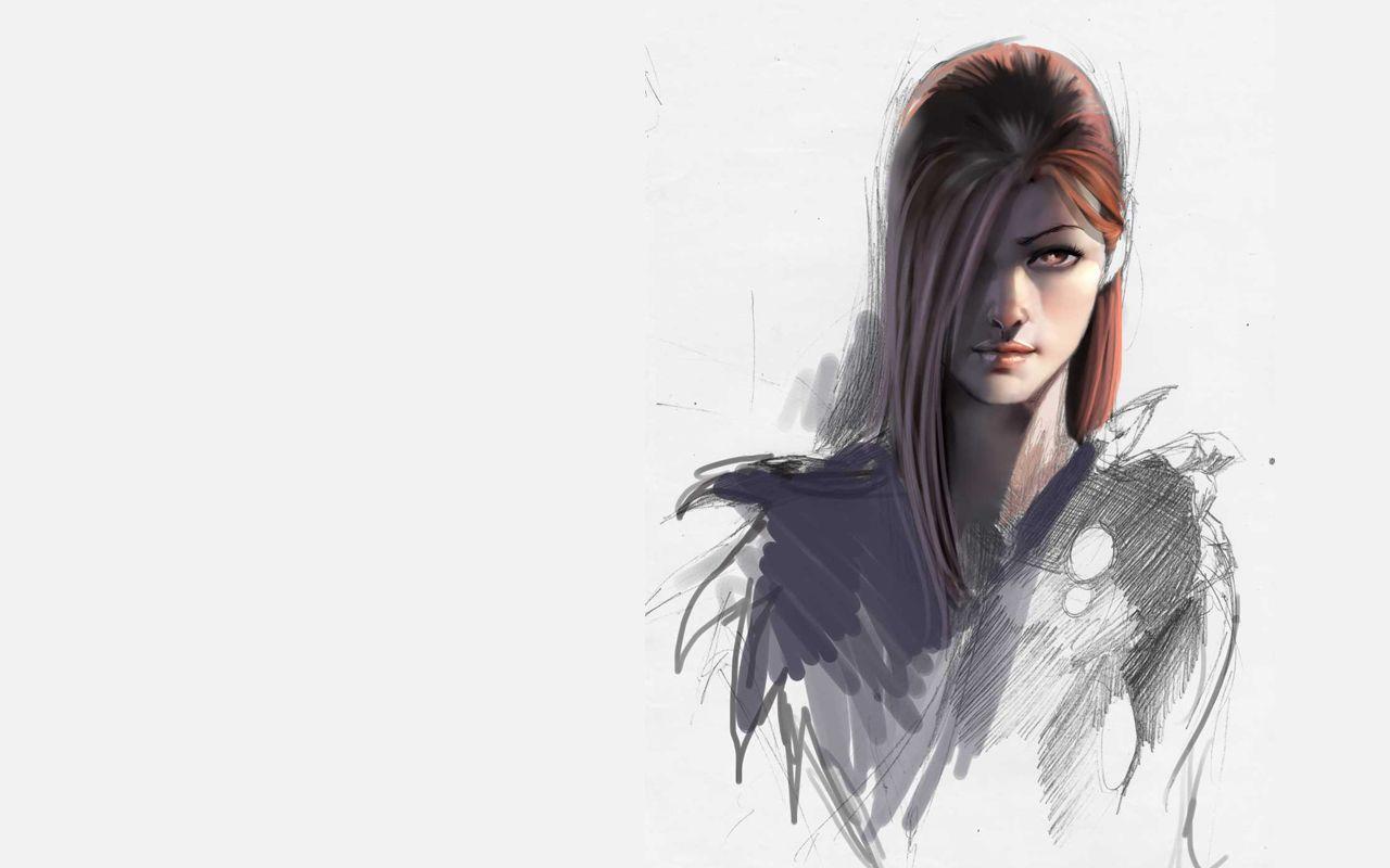 Download Witchblade Drawings Wallpaper 1280x800