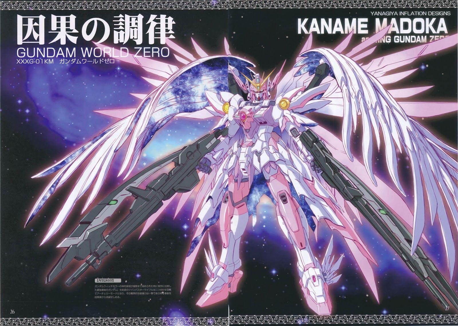 Download Gundam Wing Madoka Magica Size Image Wallpaper 1600x1139