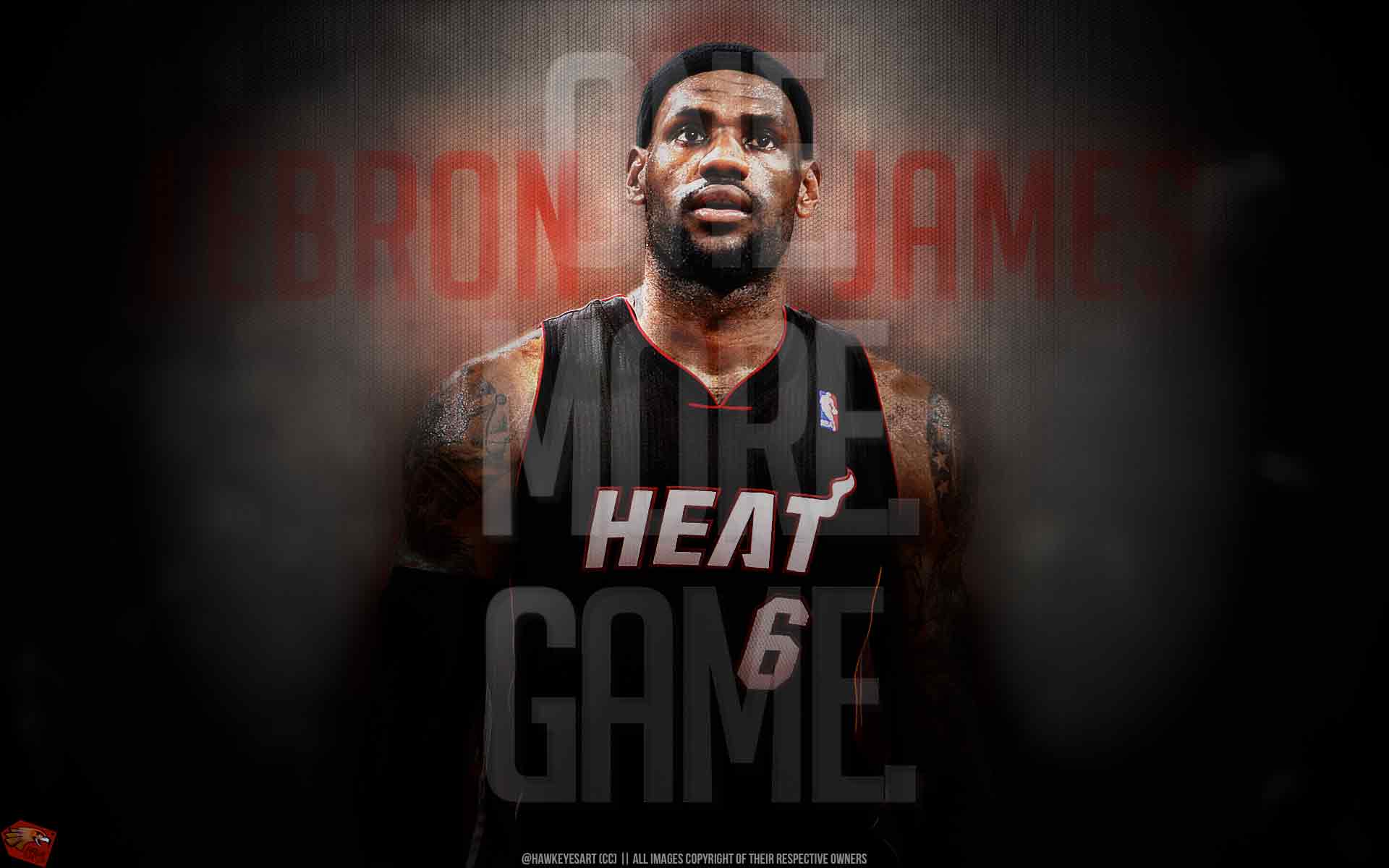 NBA LeBron James Miami Heat HD Wallpaper. TanukinoSippo