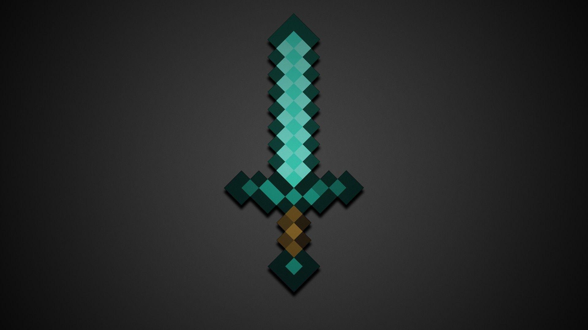 Minecraft Diamond Sword Wallpapers Wallpaper Cave