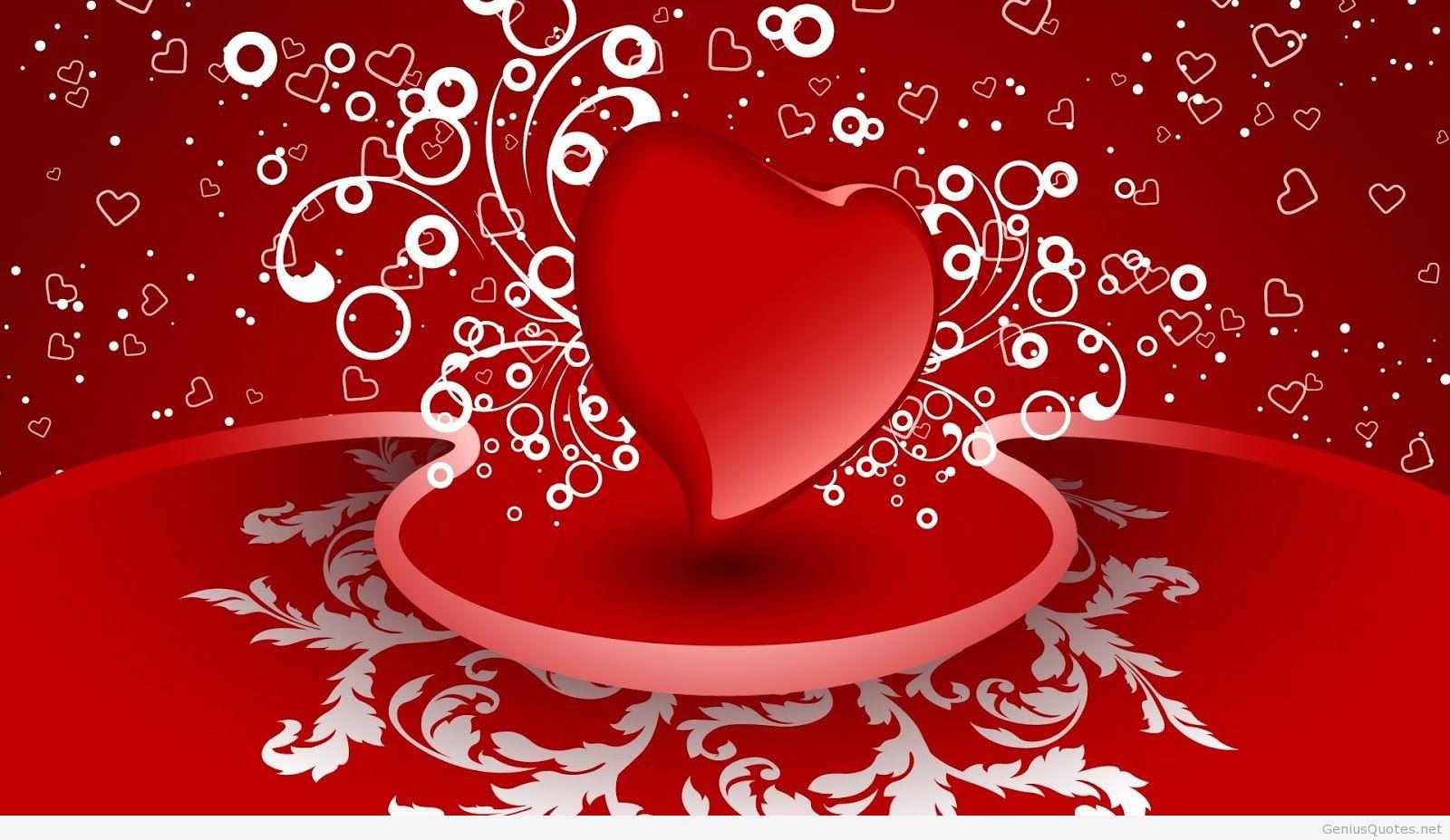 Heart Valentines day wallpaper 2014