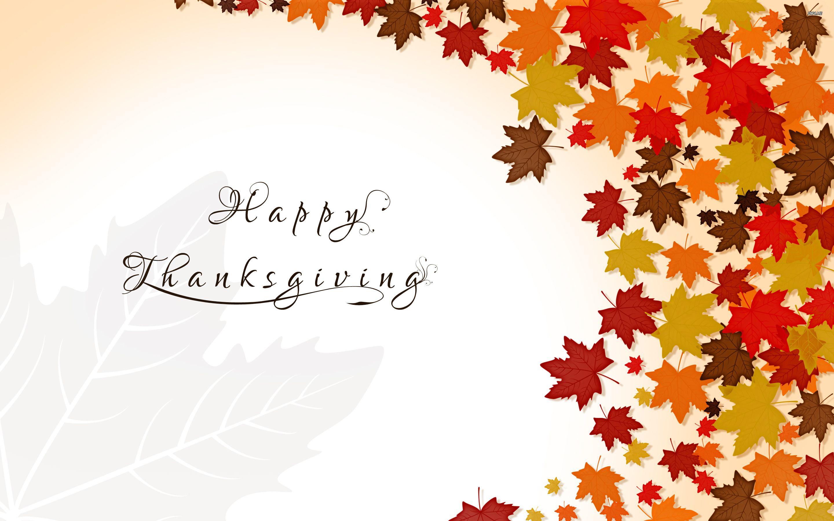 Holiday Happy Thanksgiving Wallpaper Red Background Thanksgiving