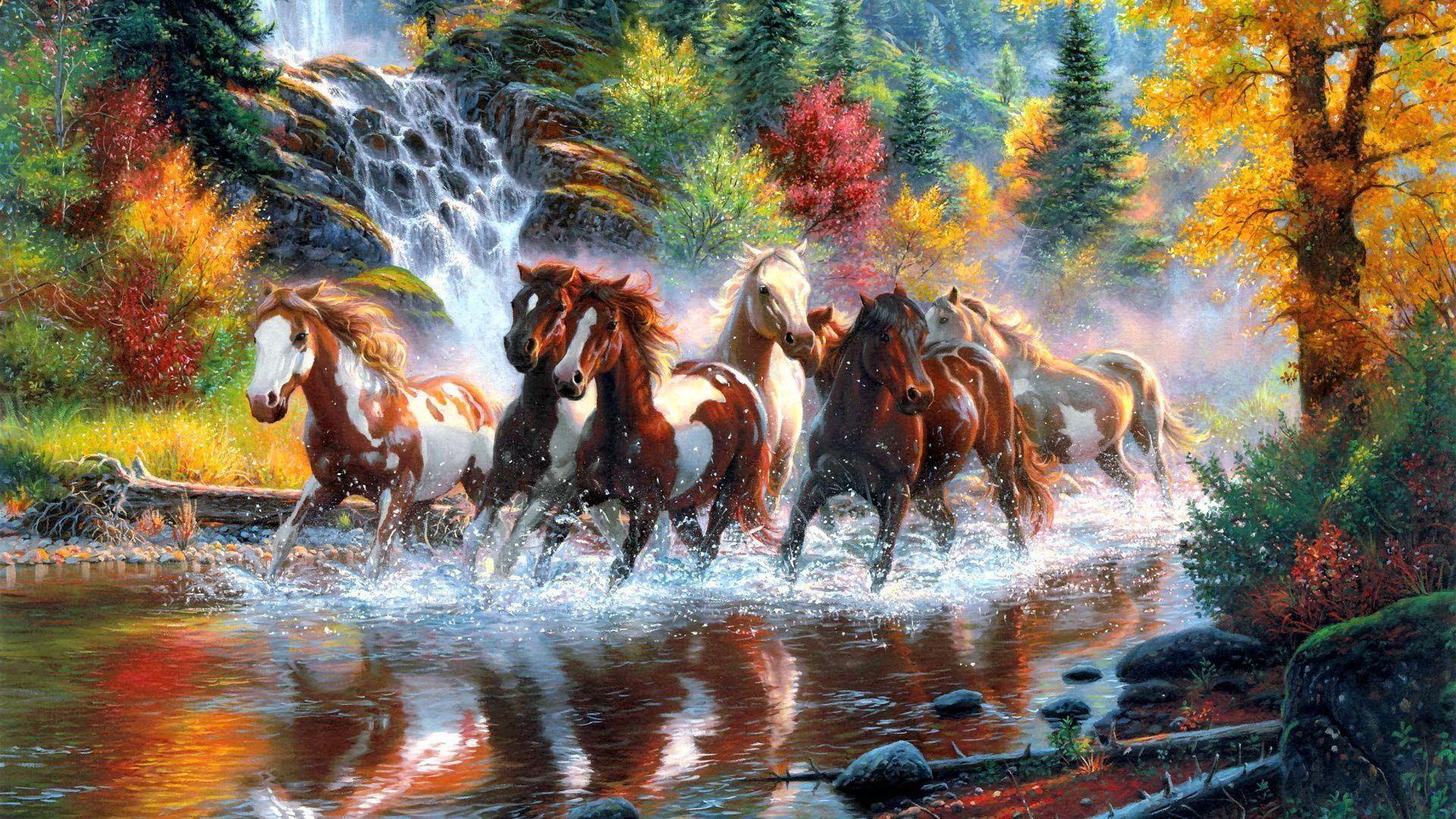 image For > Wild Horses Wallpaper Desktop