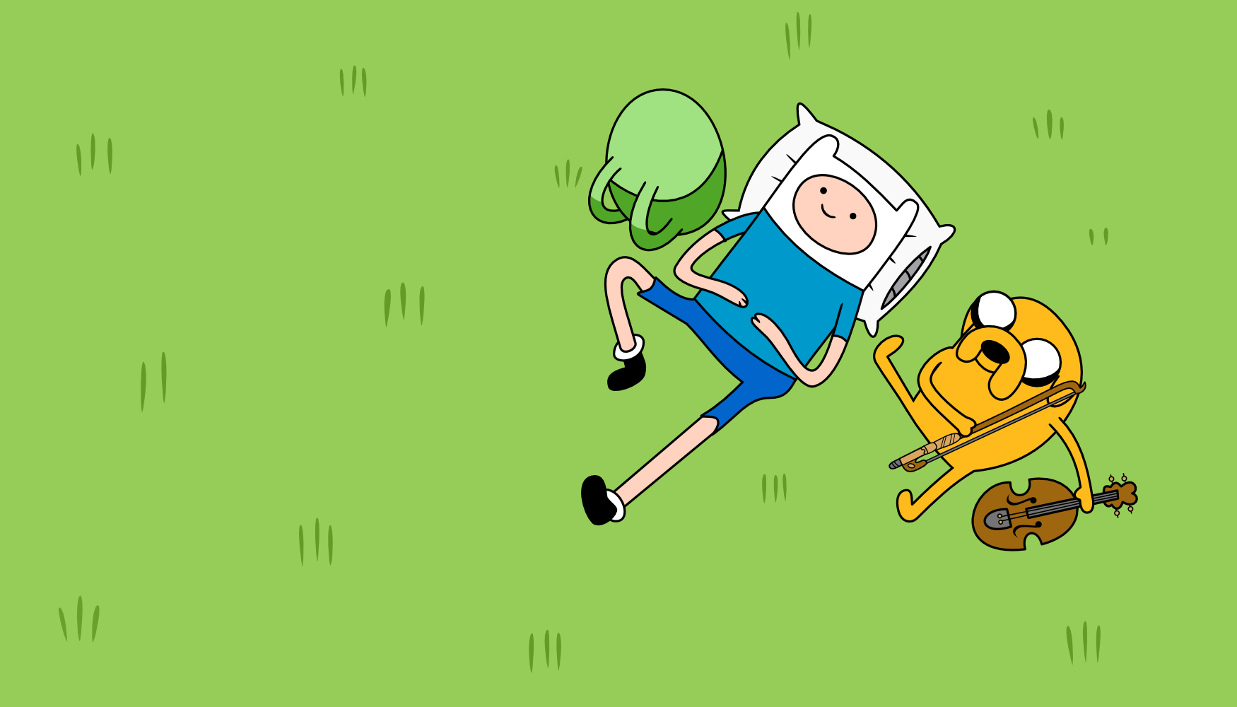 Jake Listening To Music In The Rain Adventure Time Live Wallpaper - MoeWalls