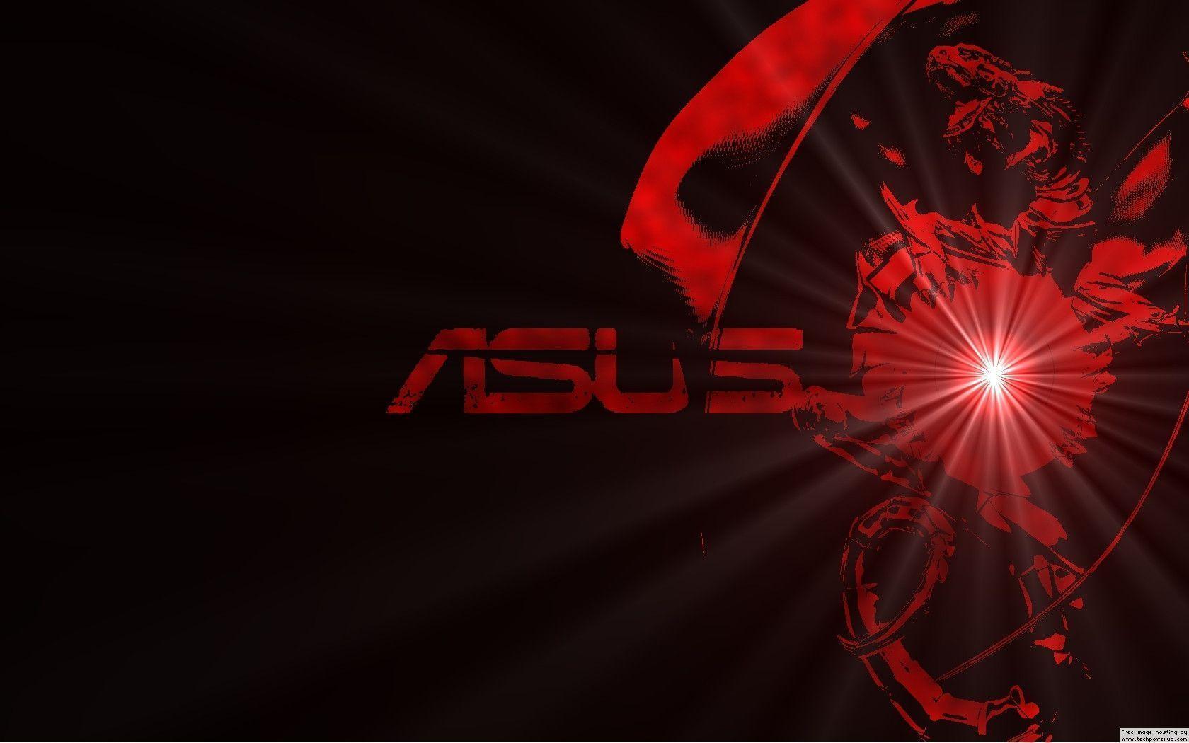 Asus Art Logo Red Wallpaper Desktop Wallpaper. WallscreenHD