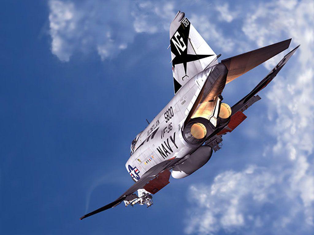 F4 Phantom Wallpaper Image featuring Aircraft
