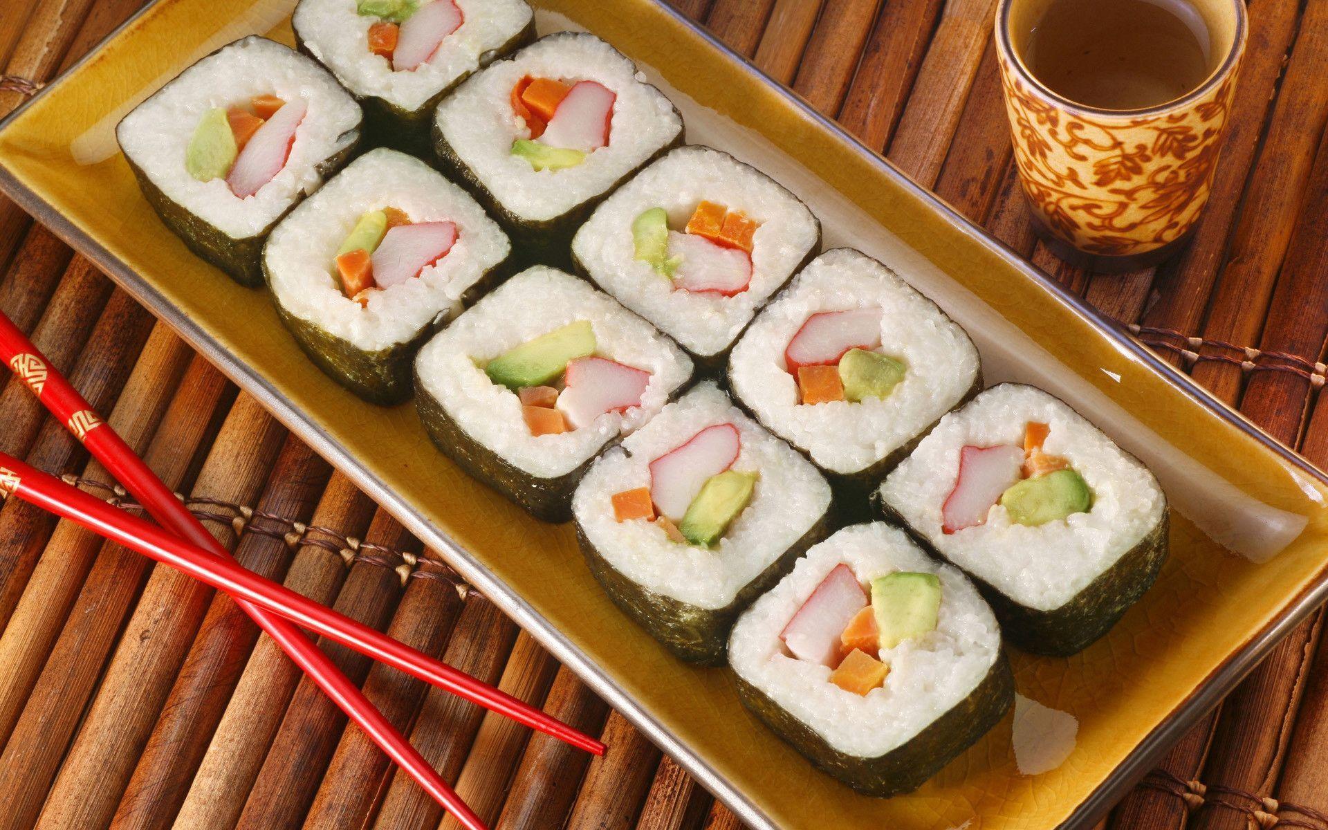 Japanese Sushi Food Desktop Wallpaper