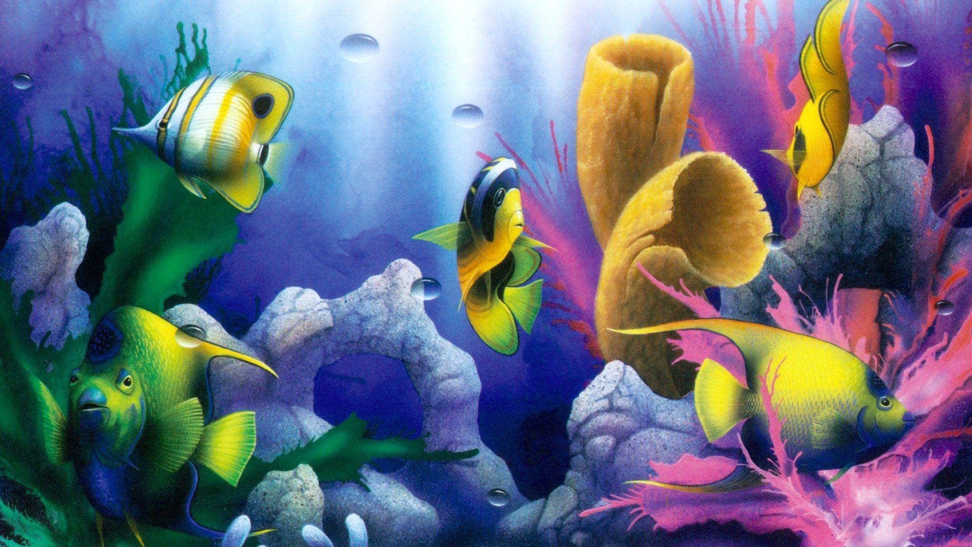 HD Natures Aquarium Wallpaper