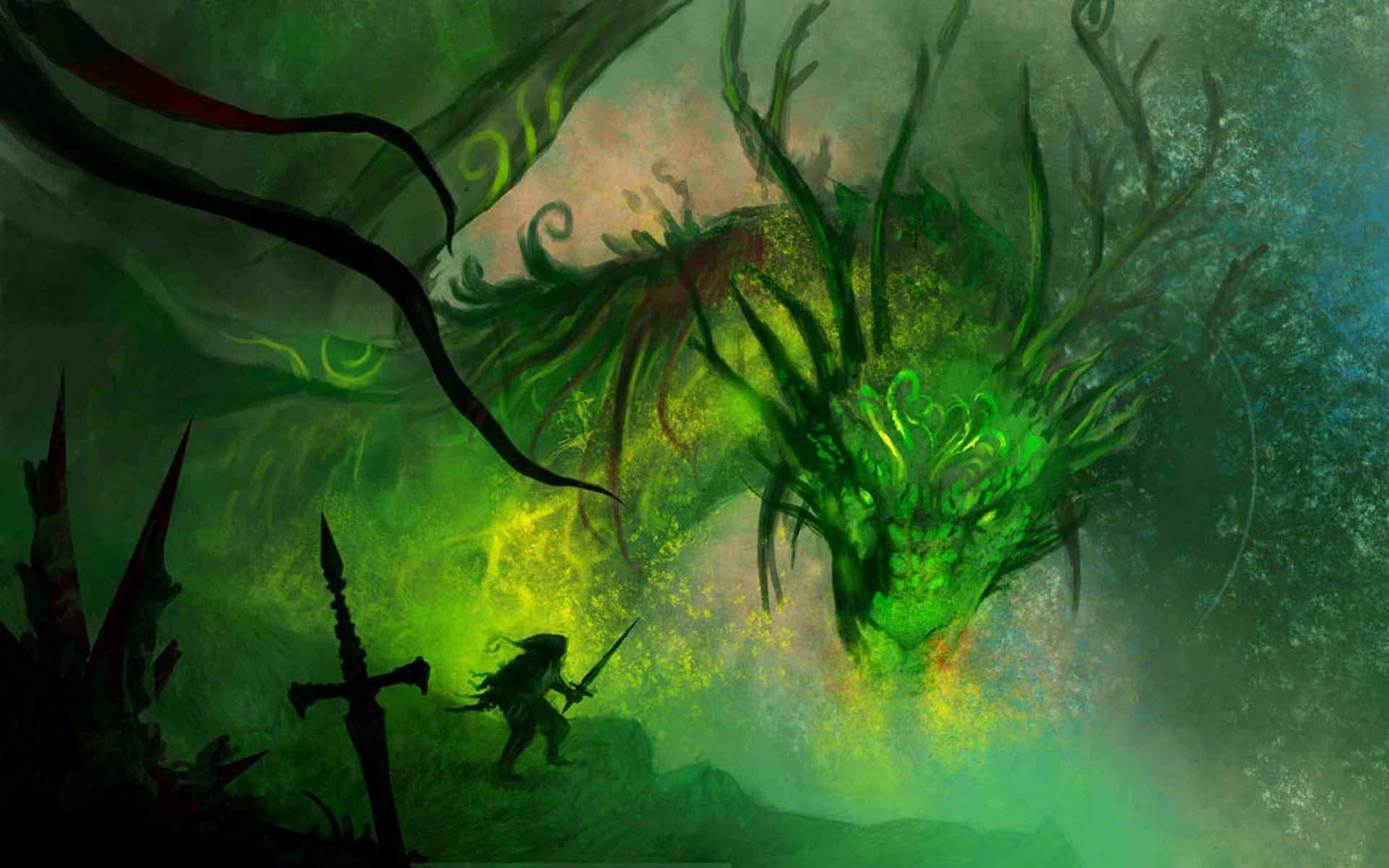 Eldritch Dragon Computer Wallpaper, Desktop Background 1920x1200