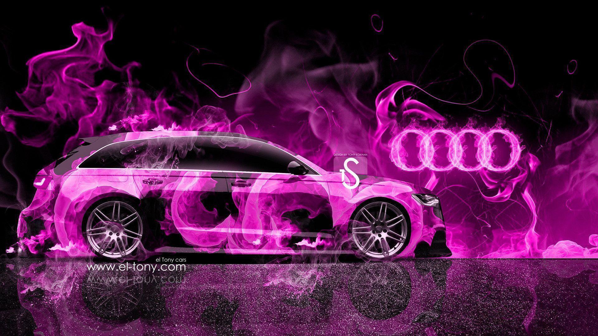 Audi A6 Avant Quattro Fire Car Mika Jumisko 2014 Wallpaper « el Tony