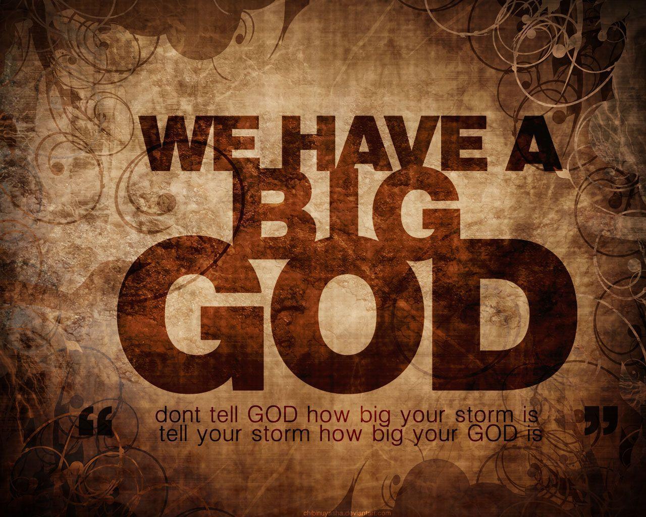 Big God Inspirational Quotes