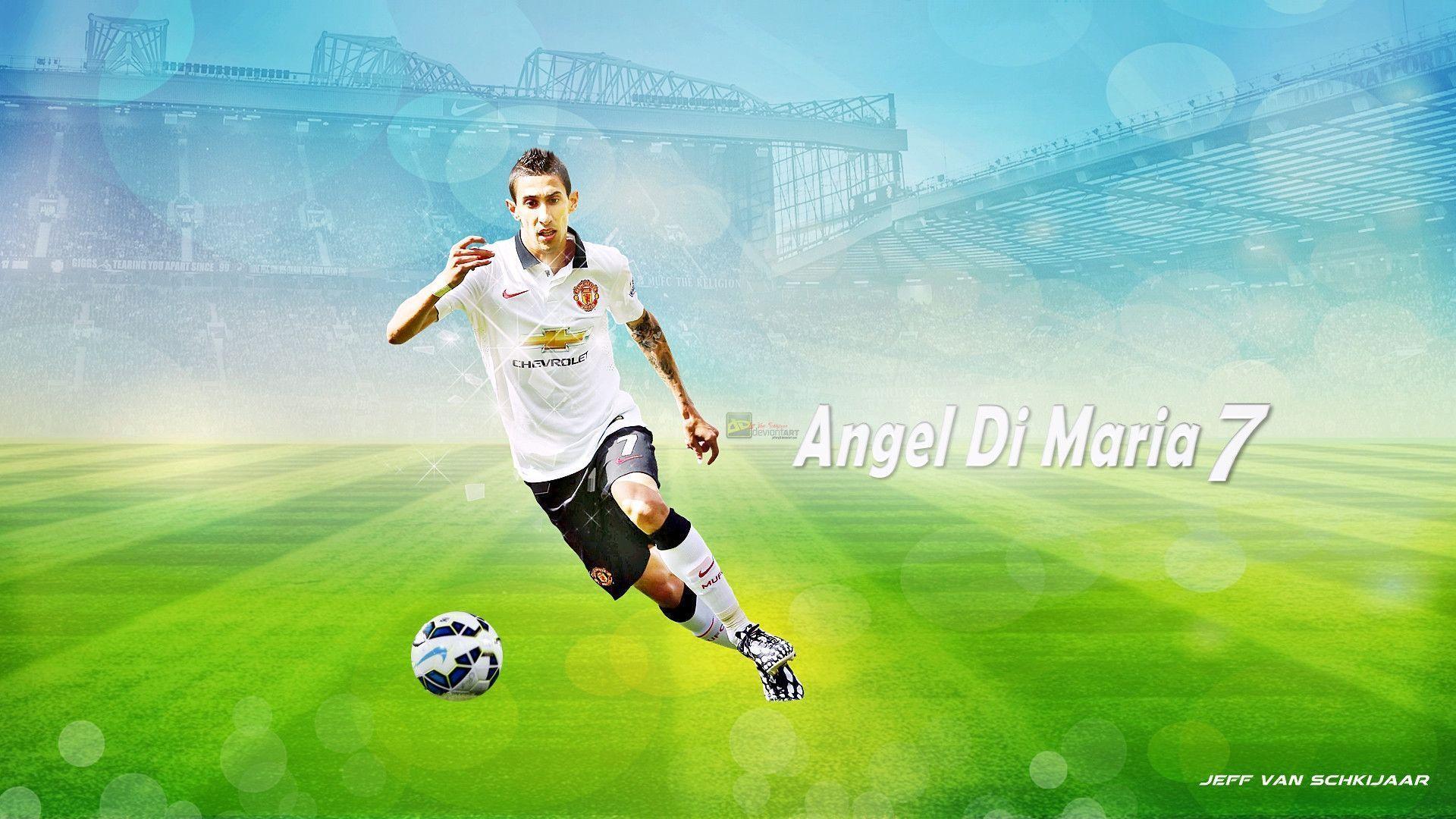 Angel Di Maria 2014 Manchester United Wallpaper Wide or HD. Male