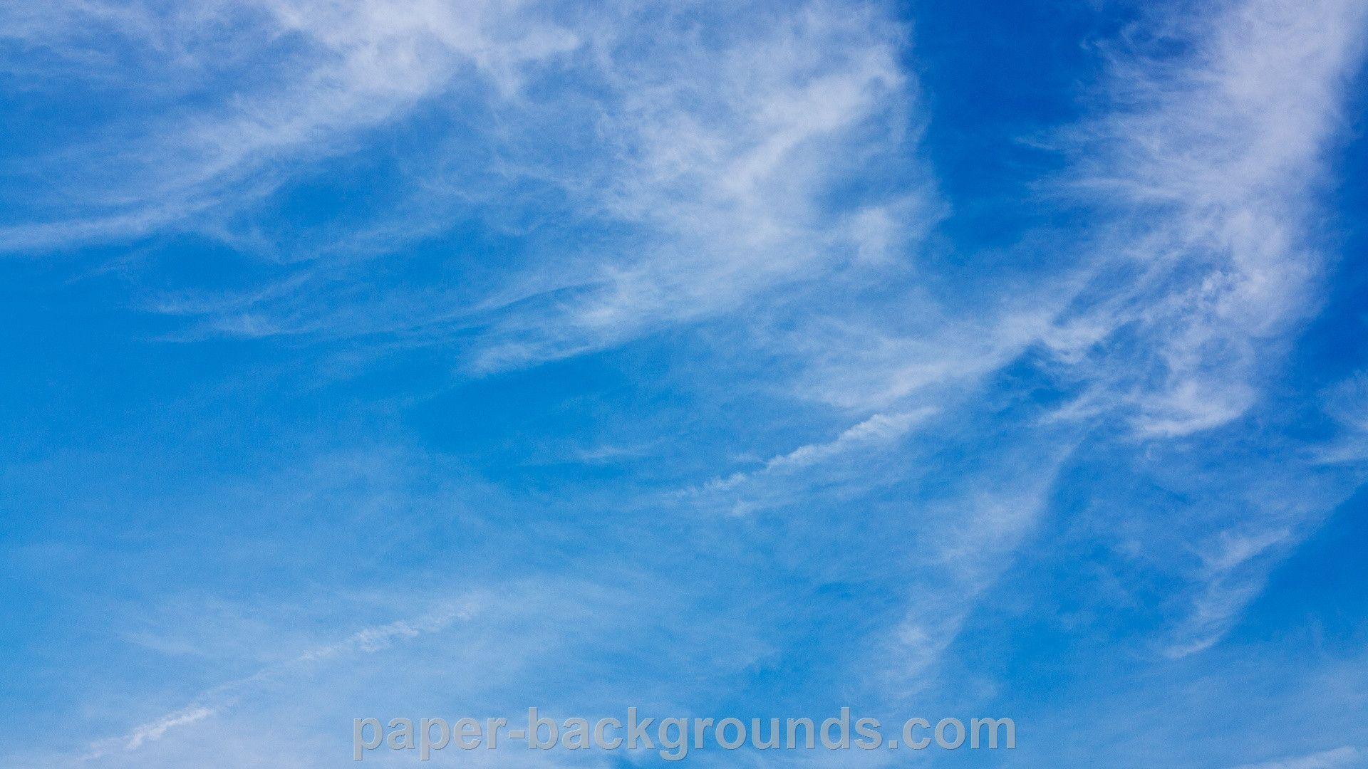 Paper Background. Blue Sky Background