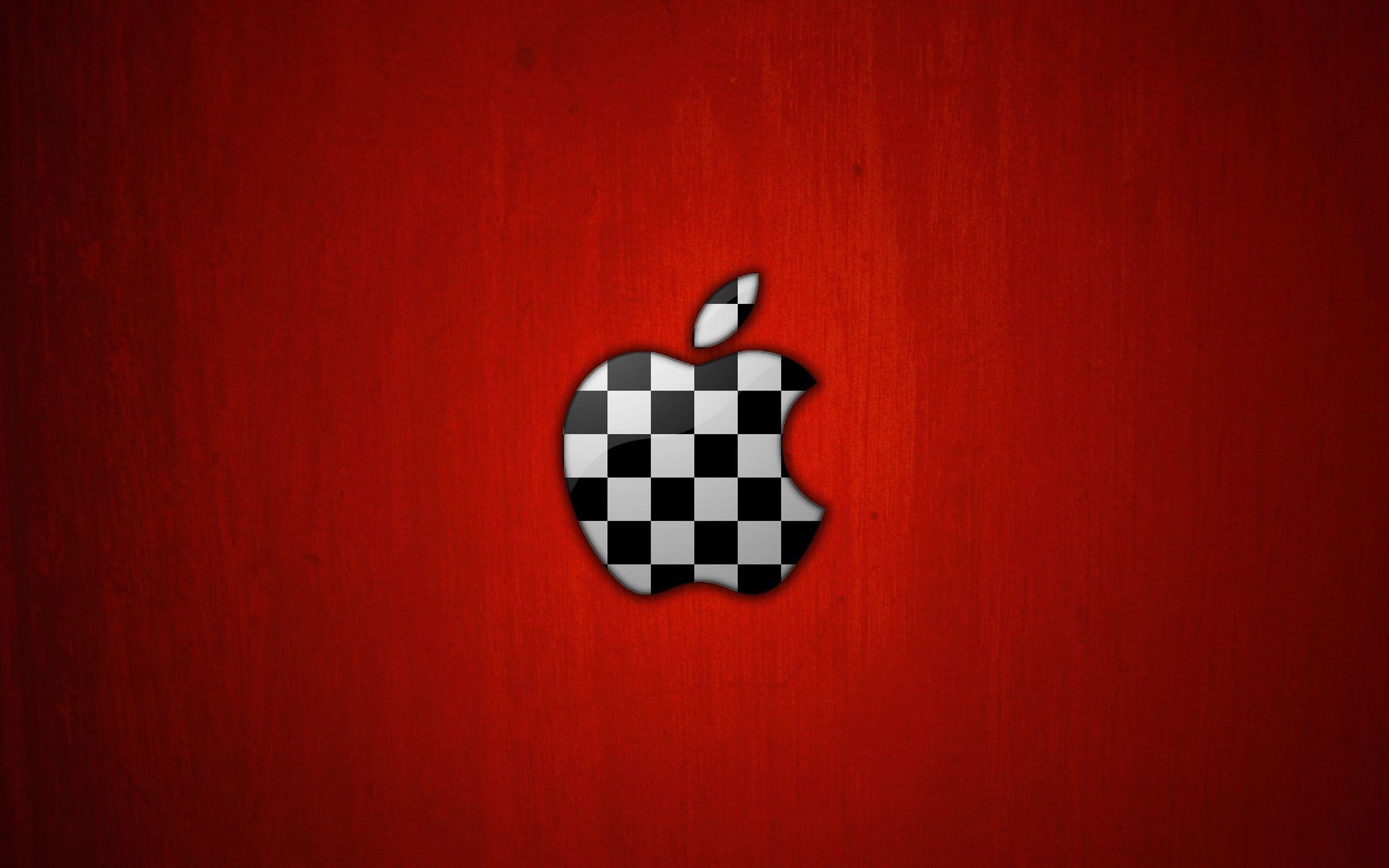 Red Apple Mac Background