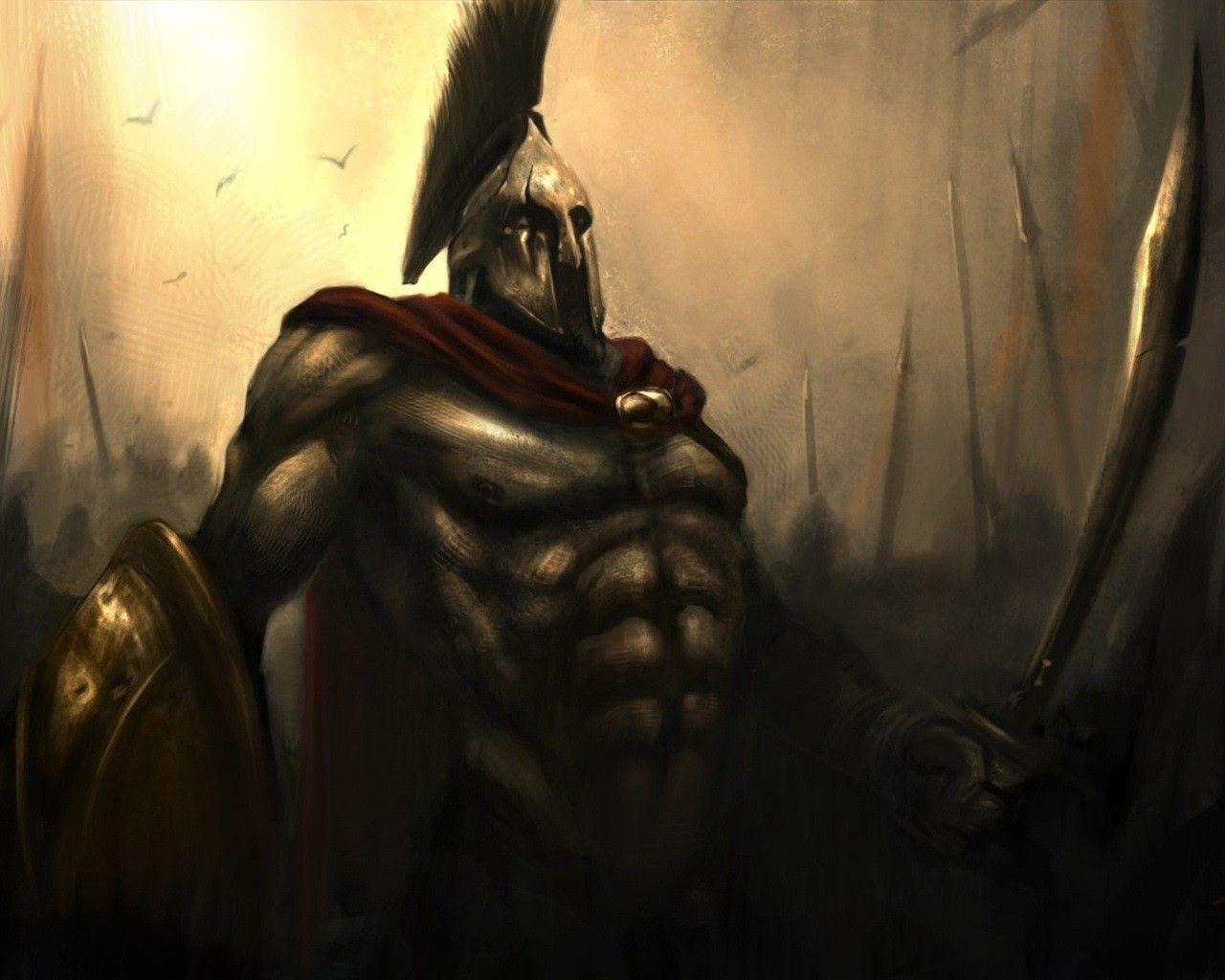 Pix For > Spartan Warrior Wallpaper HD