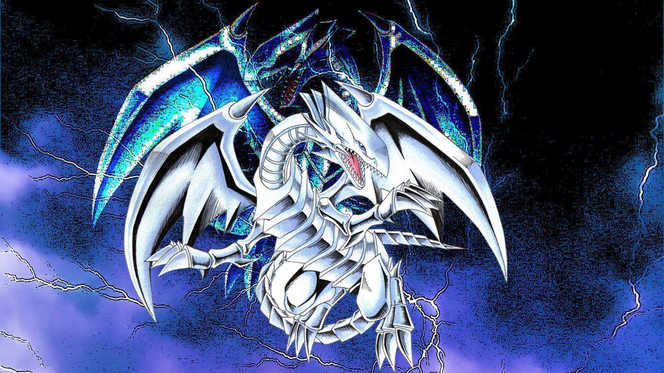 Yugioh Blue Eyes White Dragon Wallpapers Wallpaper Cave