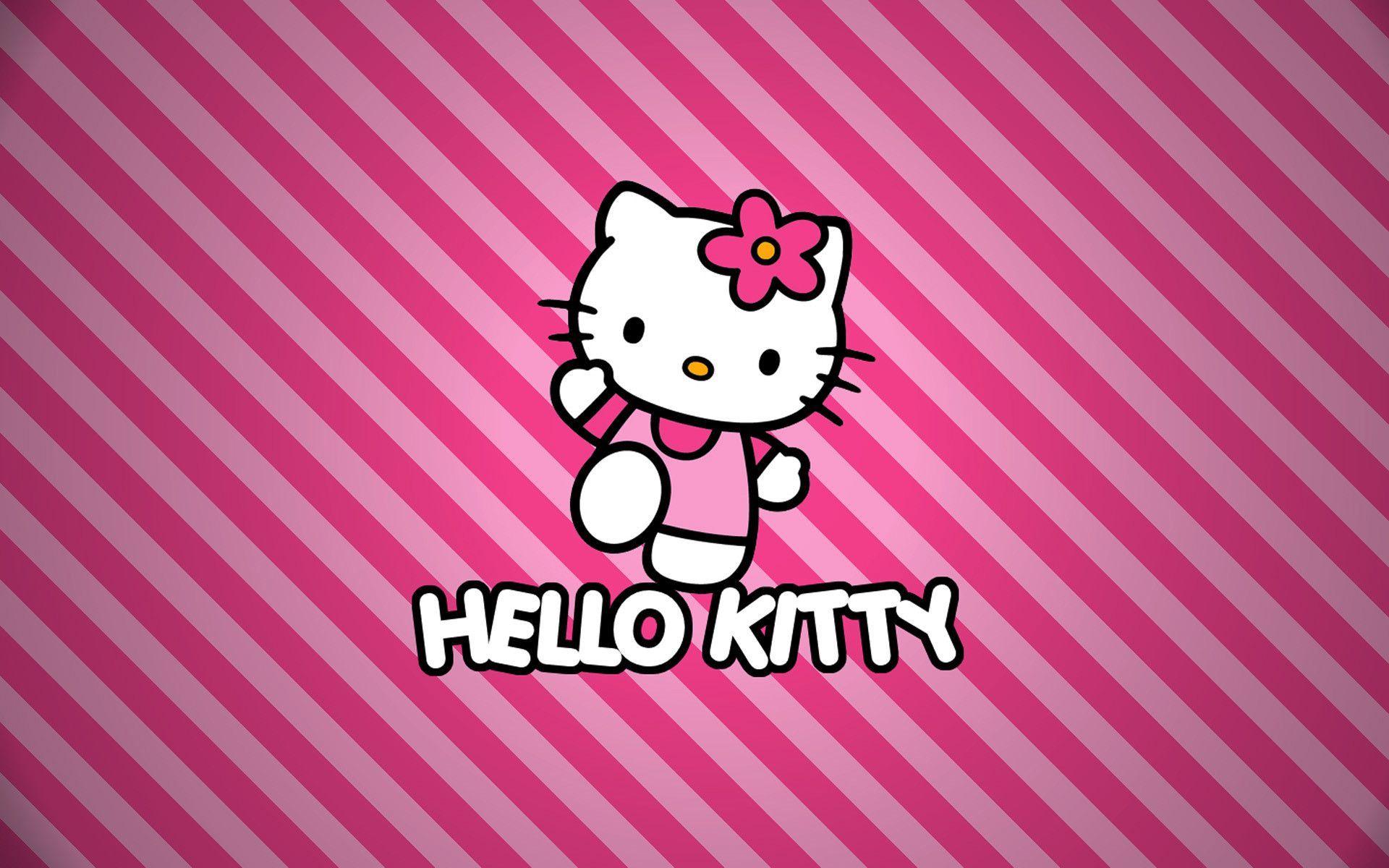 Hello Kitty Pink Diagonals