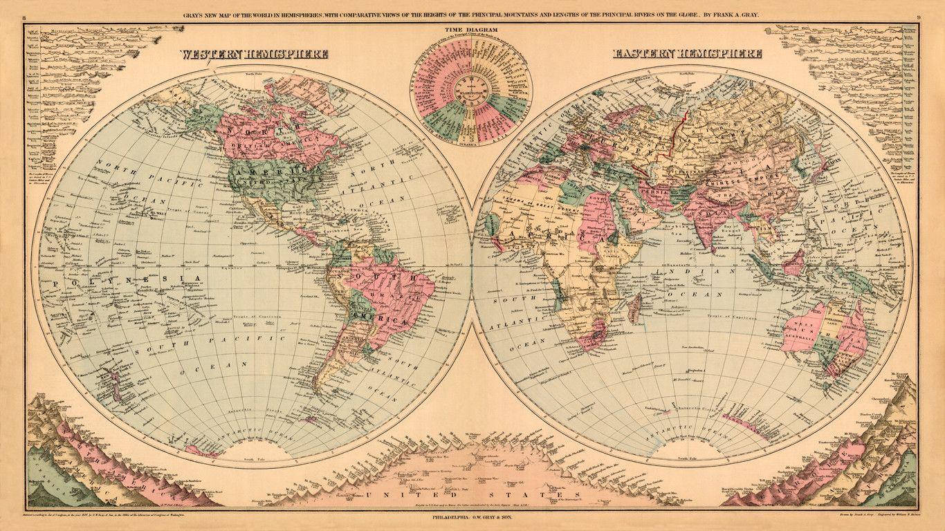 Vintage Map Wallpaper