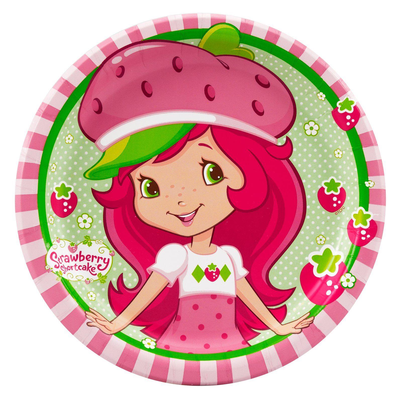 Strawberry Shortcake Mushrooms Cartoon Wallpaper