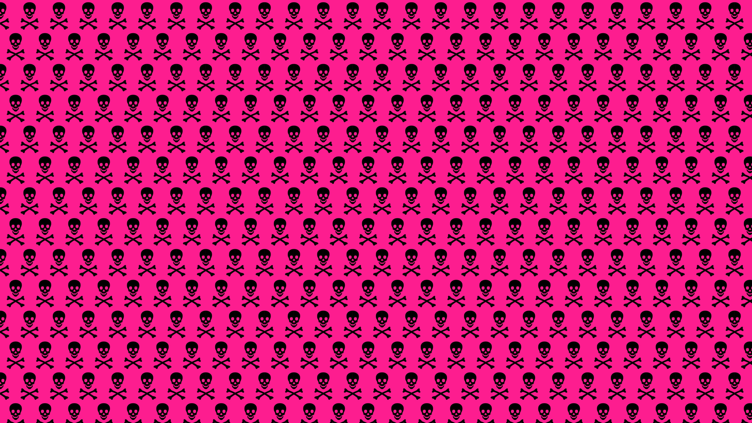 Wallpaper For > Pink Skull Wallpaper