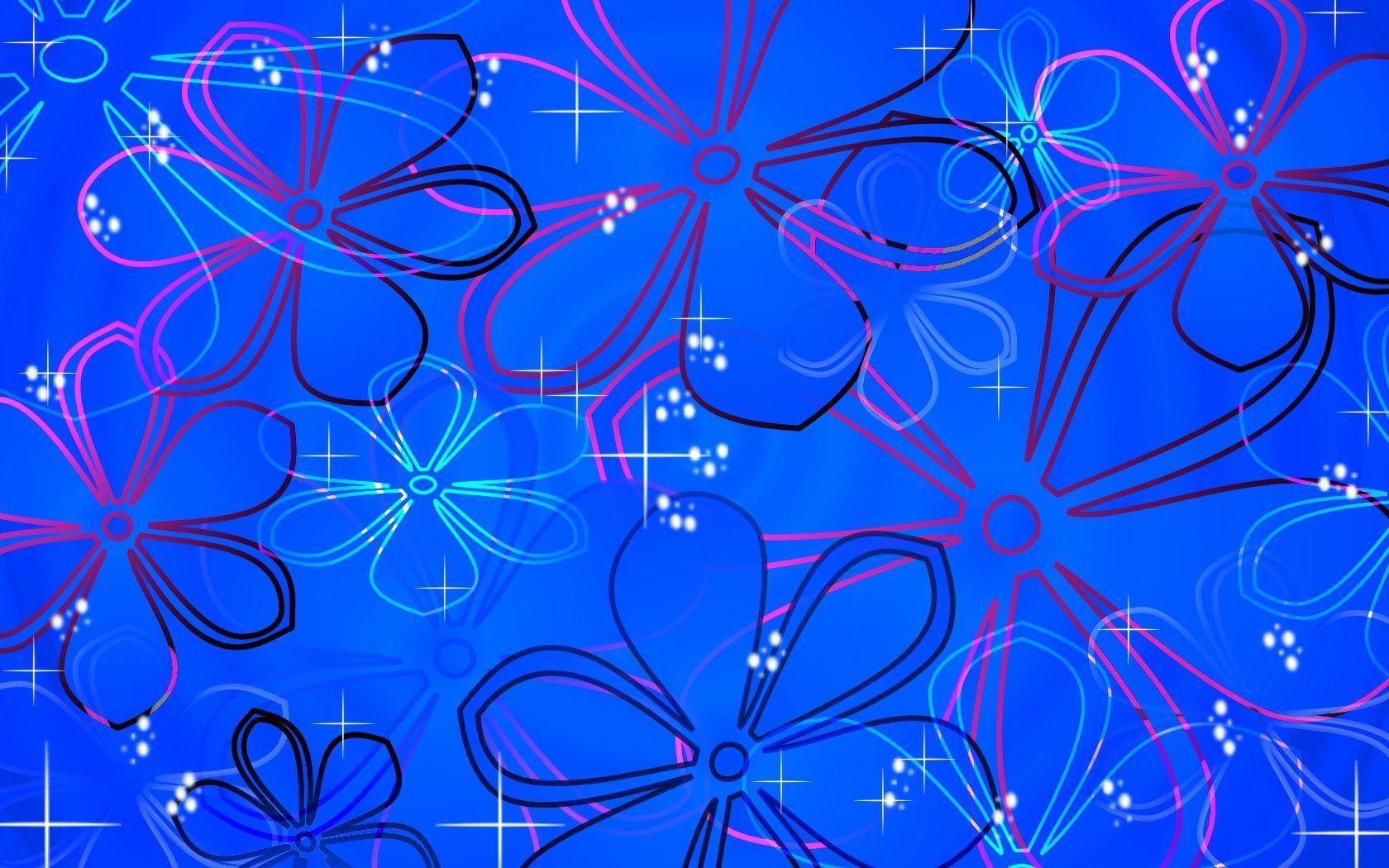 Blue Flower Abstract Wallpaper HD Picture 4 HD Wallpaper. lzamgs