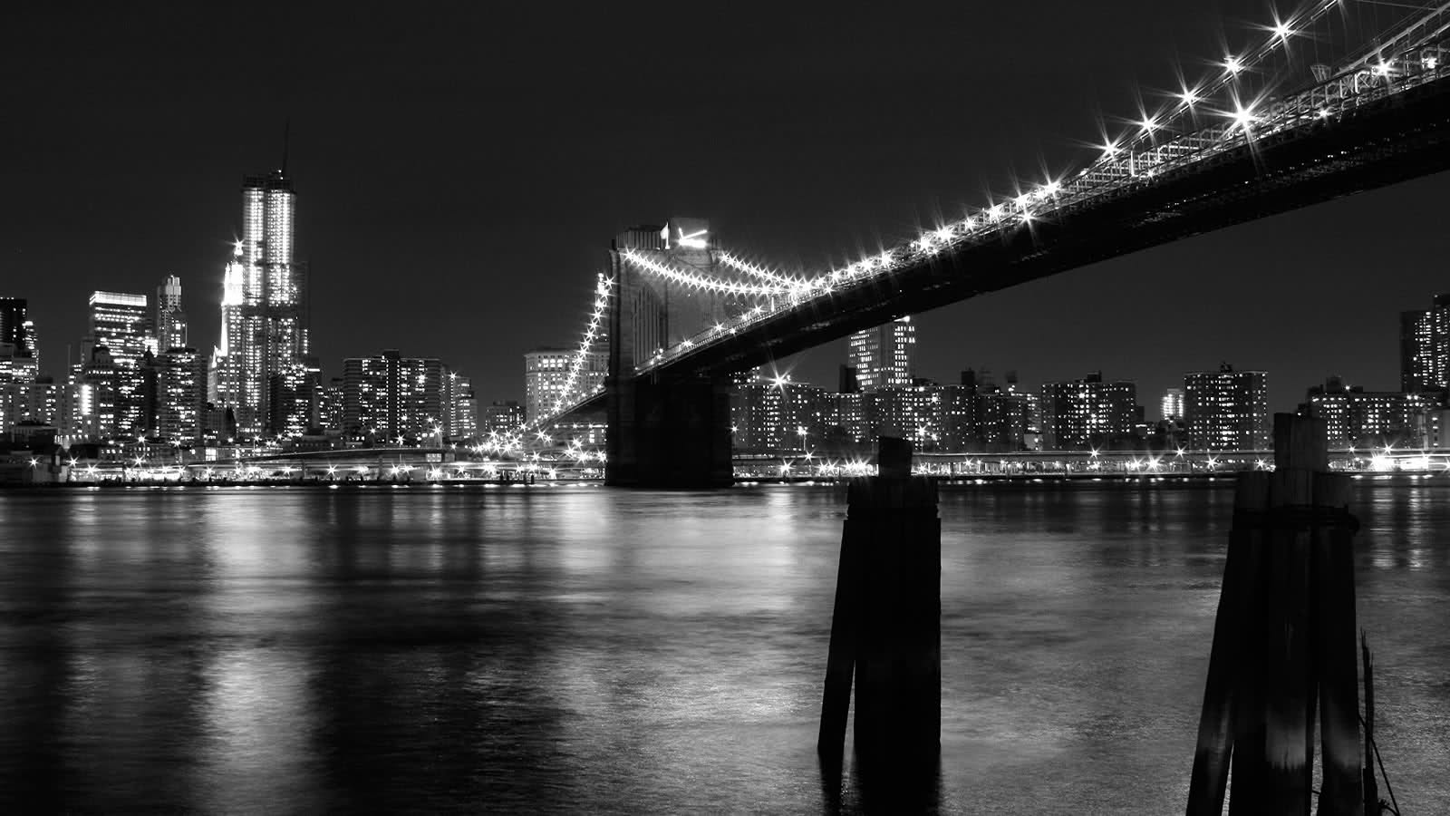 Free Twitter Background New York Bridge