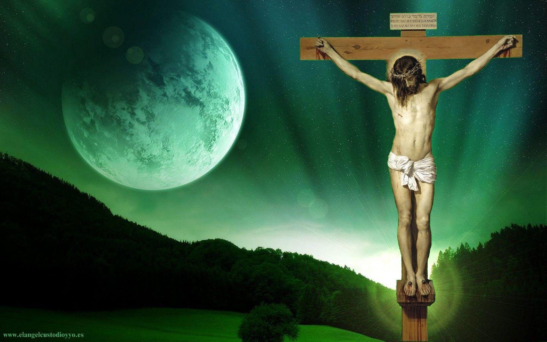 Jesus On The Cross Religion Wallpaper