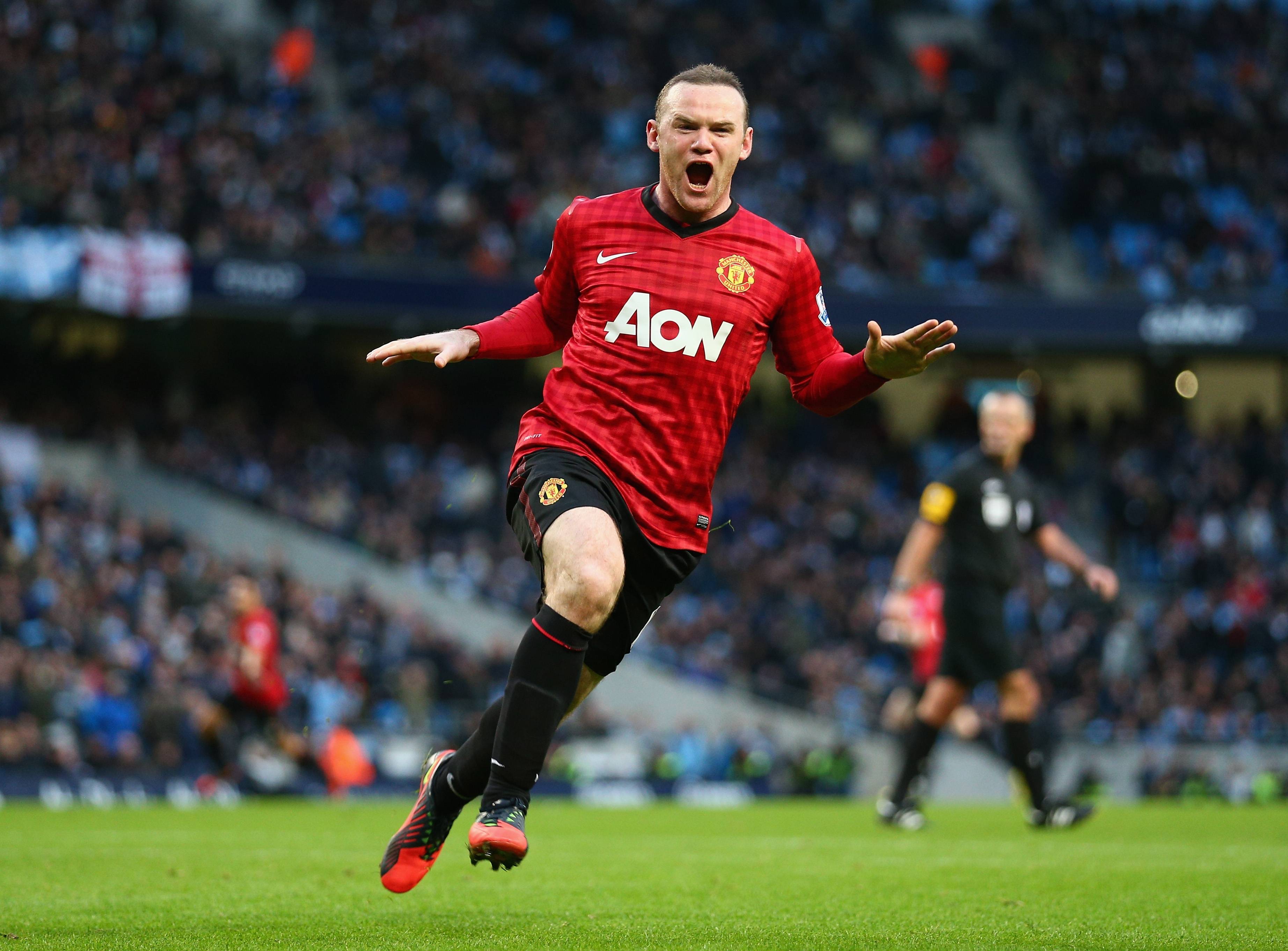 Wayne Rooney Goal Celebration Manchester United Wayne Rooney