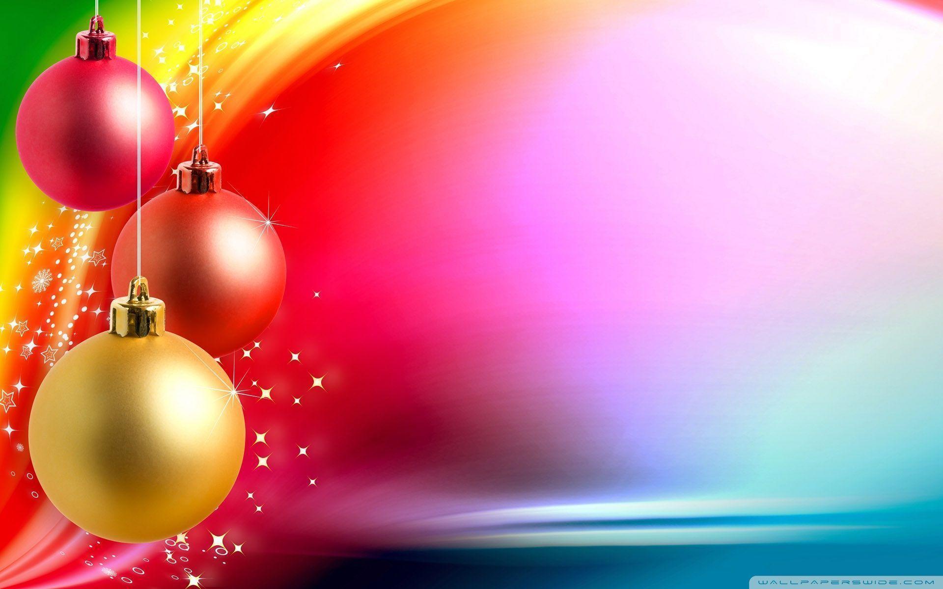 HD X Colorful Christmas Background Desktop High