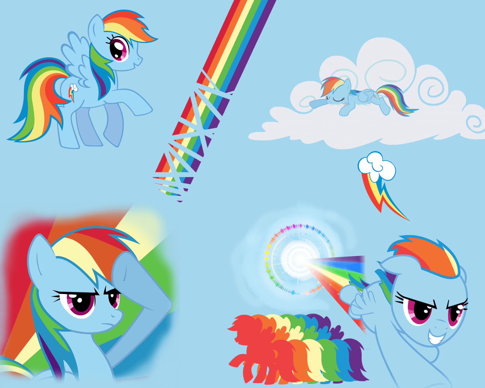 Rainbow Dash Little Pony Friendship is Magic Wallpaper