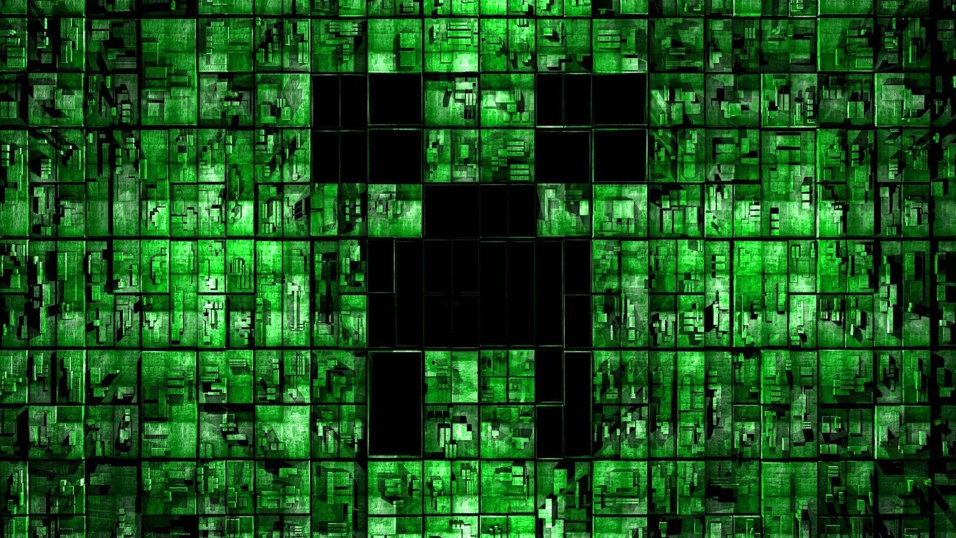 Minecraft Creeper Backgrounds Wallpaper Cave 