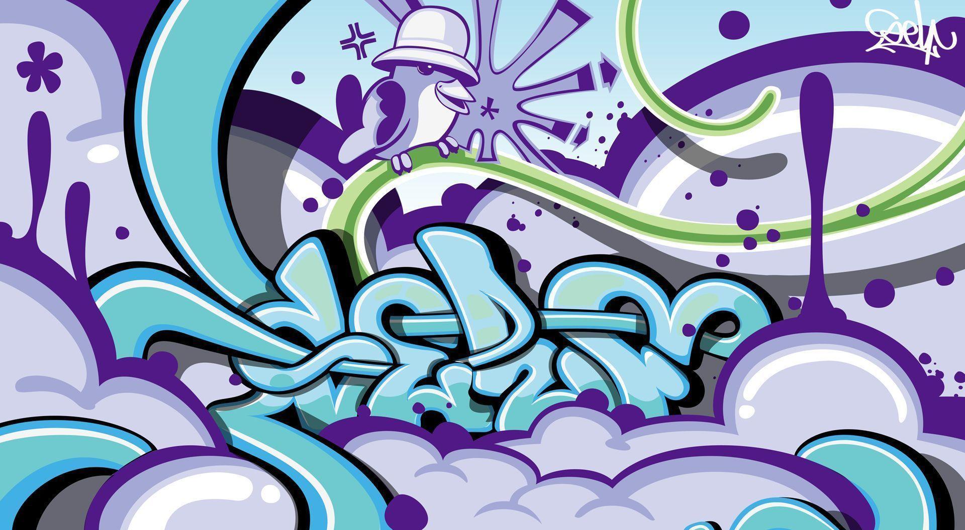 Wallpaper For > How To Draw Cool Graffiti Background