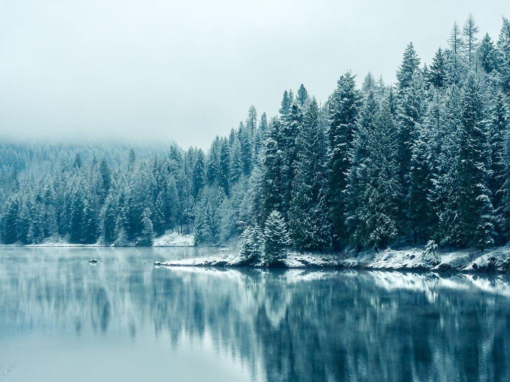 Winter Lake Wallpaper