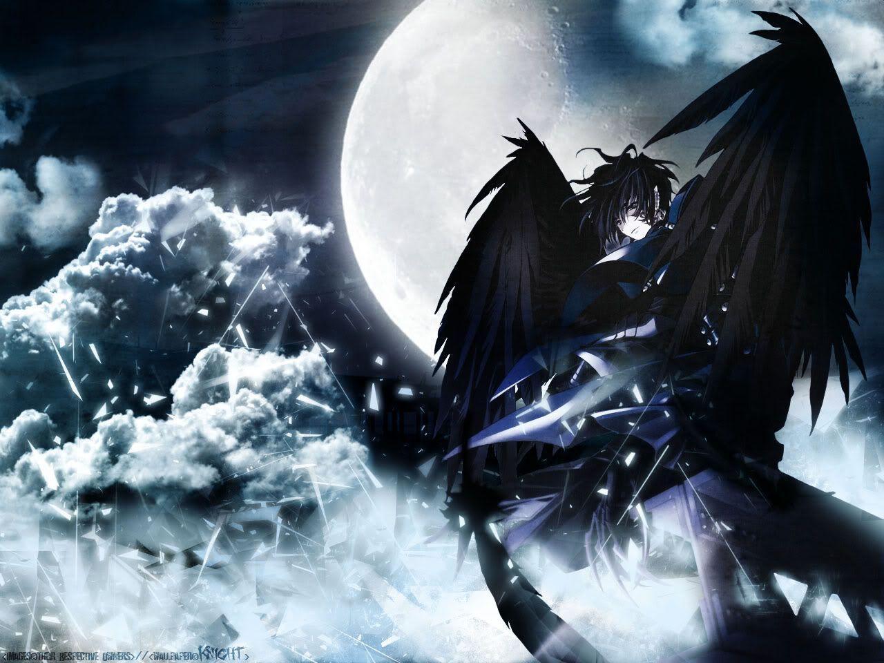 Awesome Dark Angel Desktop Wallpaper  Dark angel wallpaper Fantasy  images Digital painting