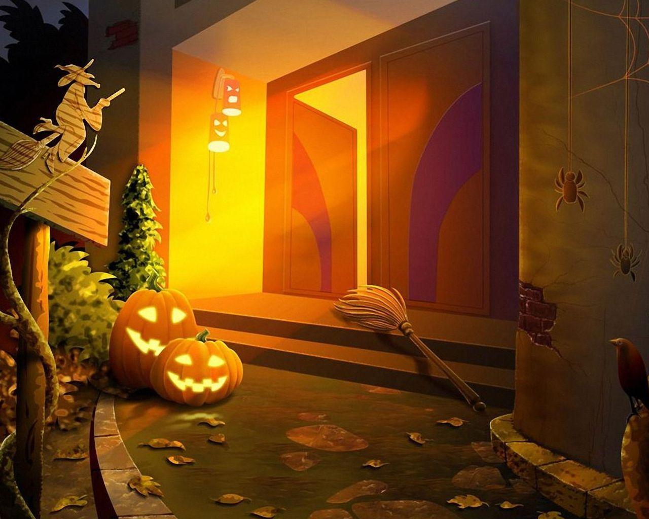Halloween Bilder Trick Or Treat HD Hintergrund