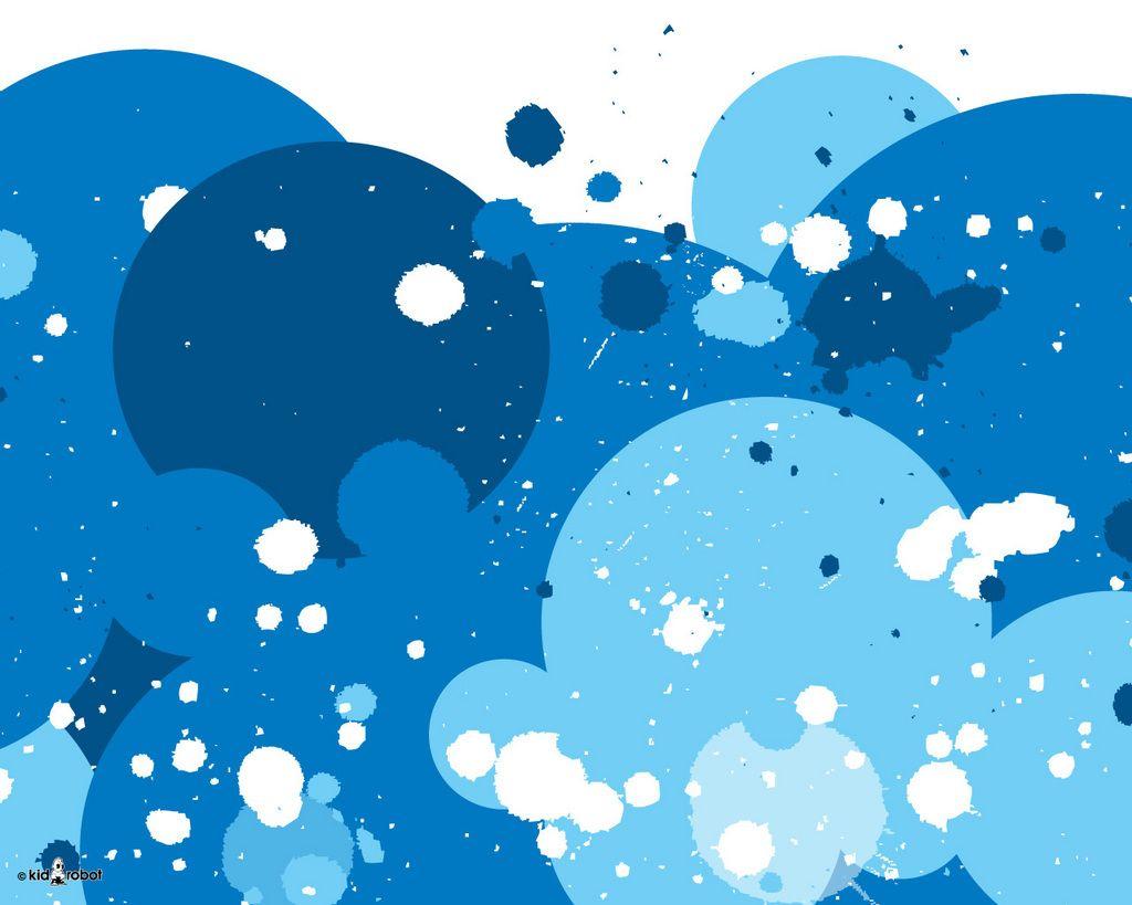 Blue Bubbles Wallpaper and Picture Items