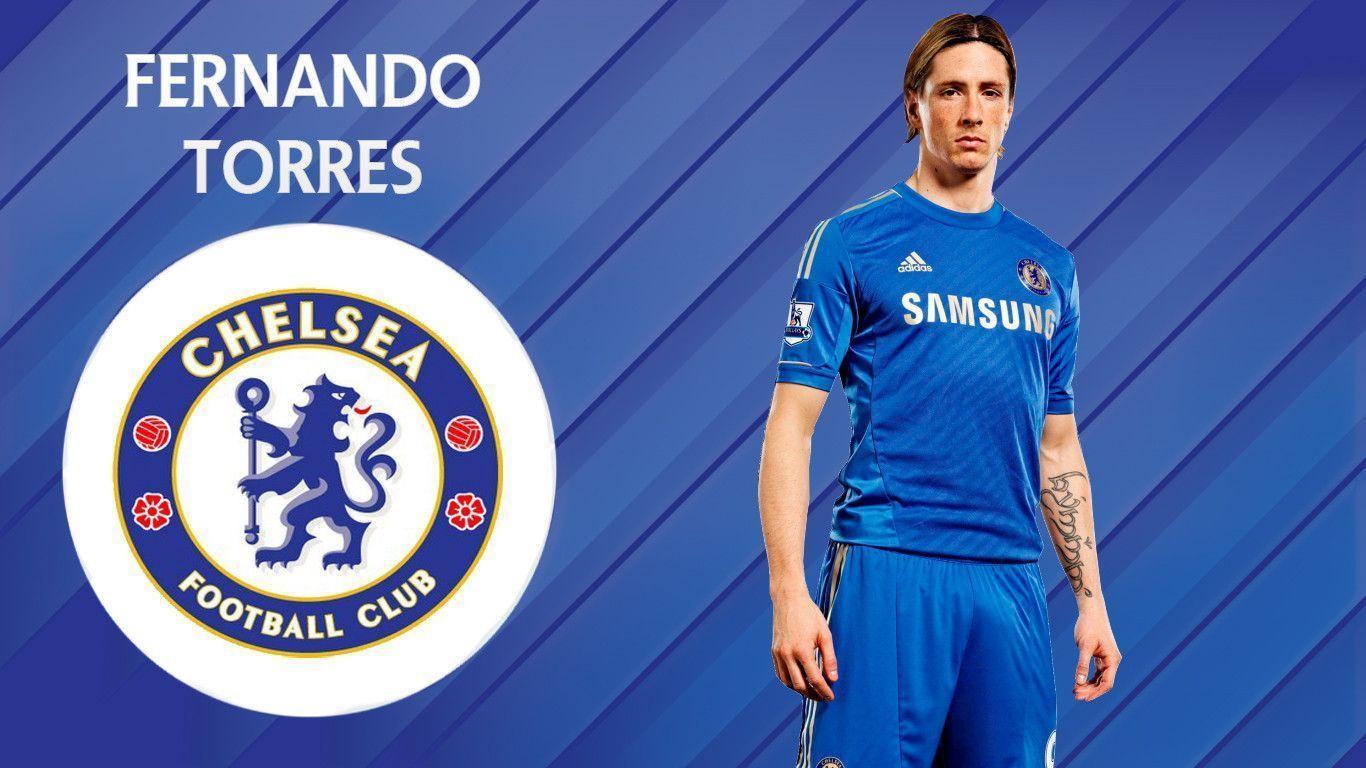 Free Wallpaper of Fernando Torres 1366x768 wallpaper