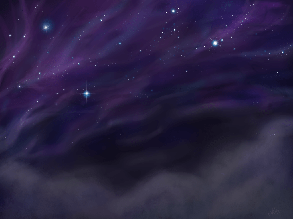 Background: night sky (Look at the stars!)