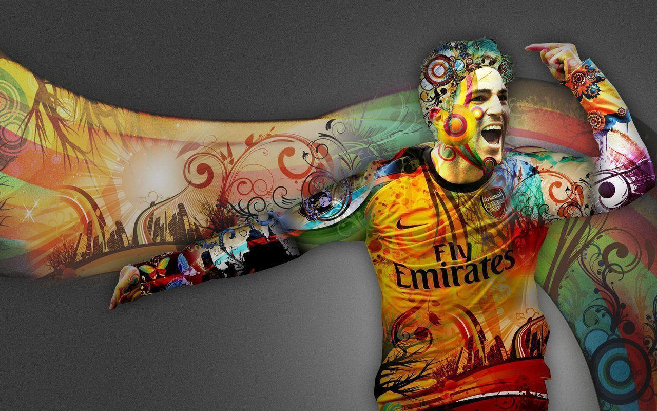 Cesc Fabregas Sport Soccer wallpaper and Theme. Download free